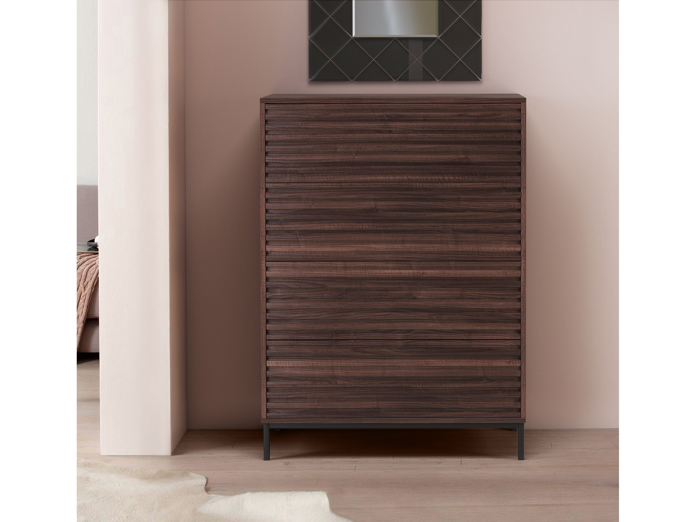 loft24 Kommode Cecilie, 4 Schubladen