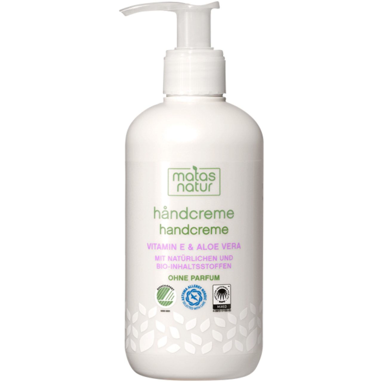 Matas Handcreme Natur Handcreme, Reichhaltige Creme für trockene Hände.