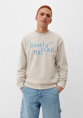 QS Sweatshirt Sweatshirt mit Frontprint