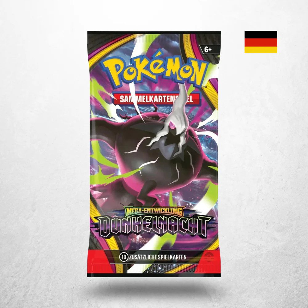 POKEMON JUEGO DE CARTAS Sammelkarte Pokémon - ME05 - Dunkelnacht - 1 Booster - deutsch