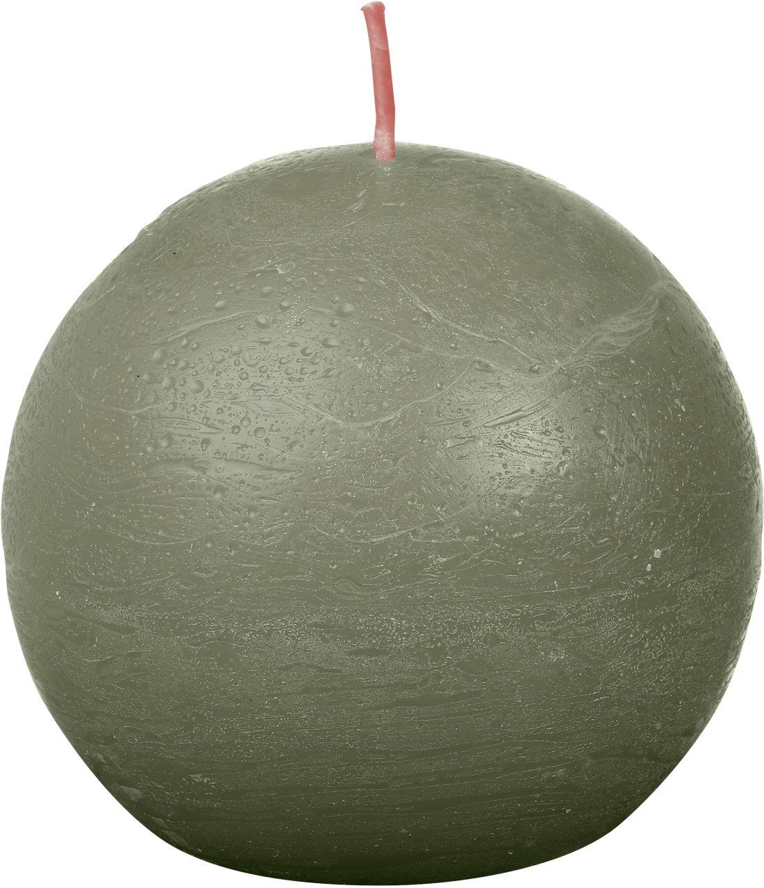Bolsius Kugelkerze Bolsius Rustik Kugelkerze 76 mm olivgrün