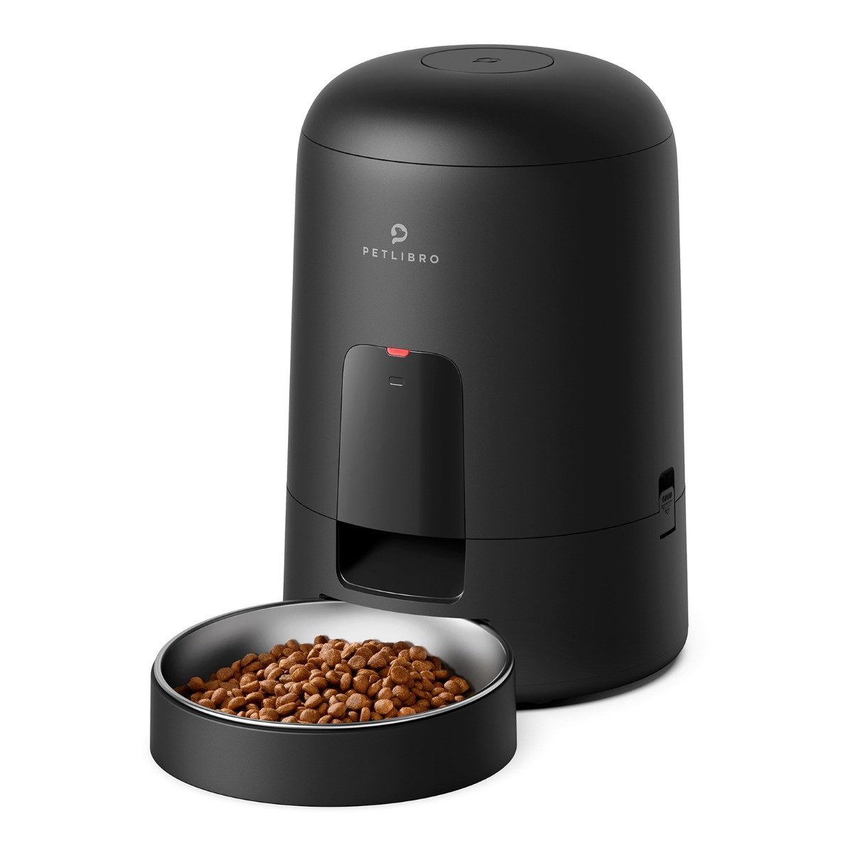 Petlibro Katzen-Futterautomat Air, 2 Liter, verriegelbarer Deckel, schwarz