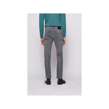 HUGO Straight-Jeans grau regular (1-tlg)