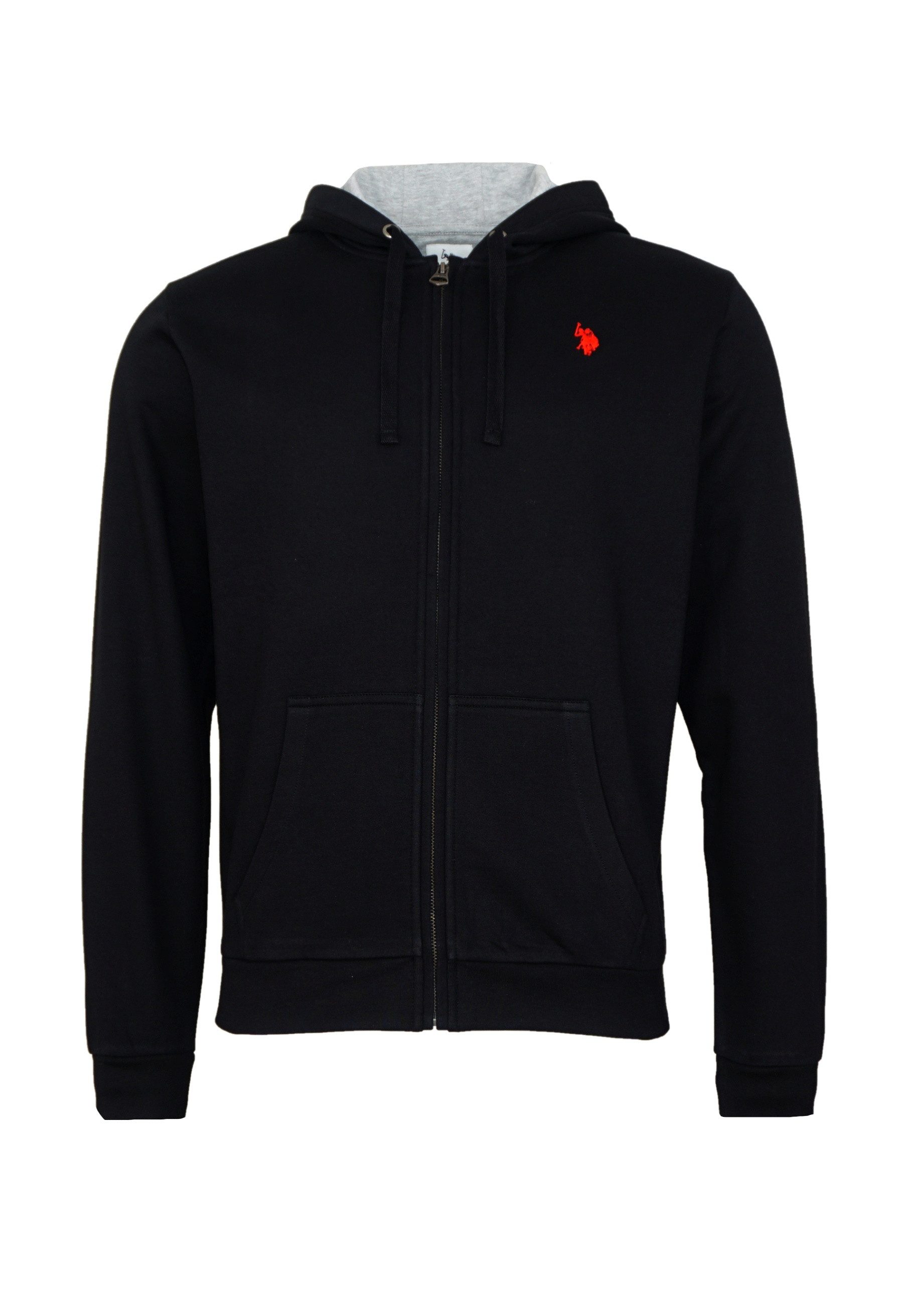 U.S. Polo Assn. Sweatjacke Jacke Basic Sweatjacke mit Kapuze (1-tlg) günstig online kaufen