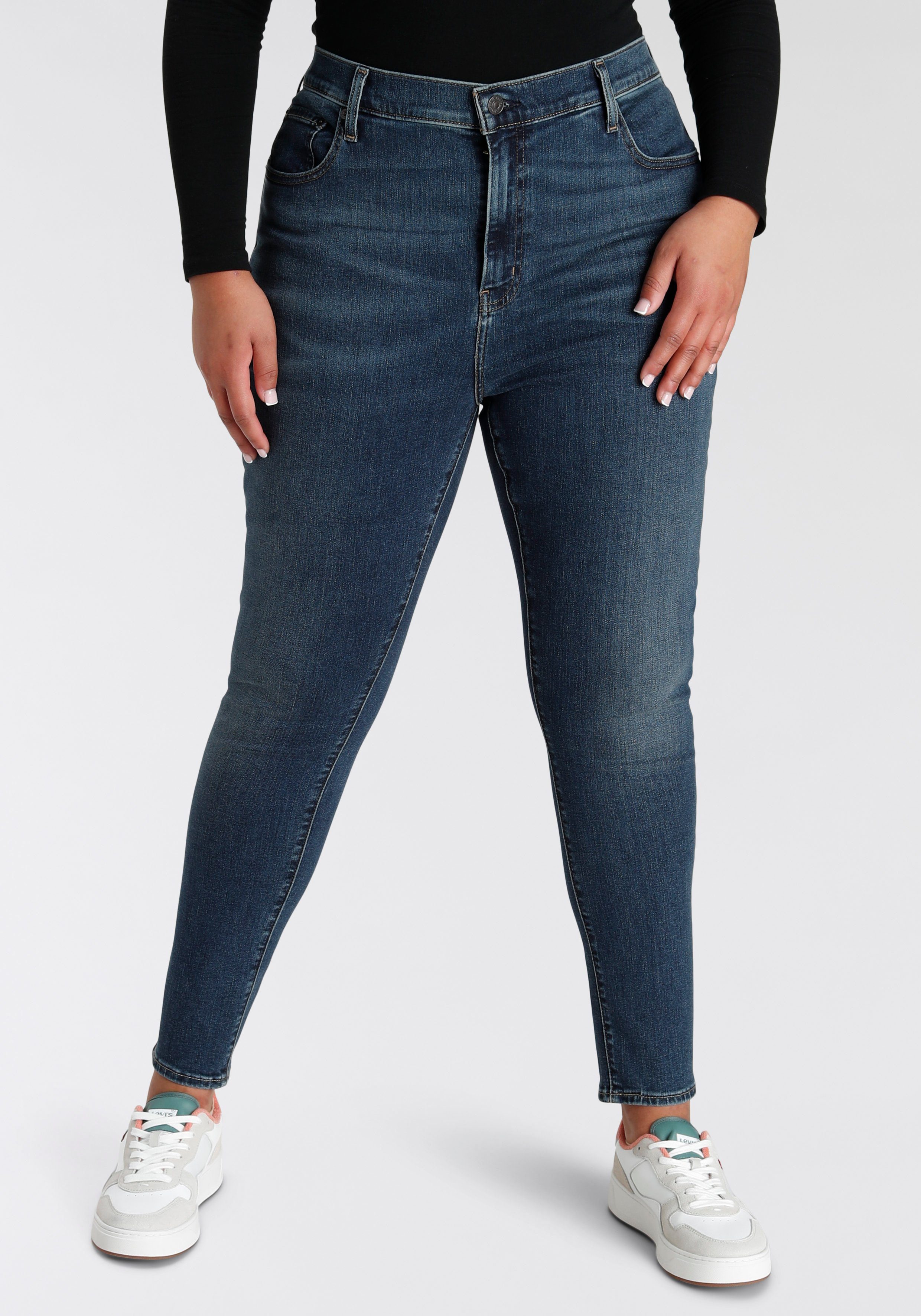 Levi's® Plus Skinny-fit-Jeans 721 PL HI RISE SKINNY sehr figurbetonter Schnitt