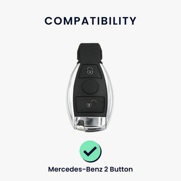 kwmobile Schlüsseltasche Autoschlüssel Hülle für Mercedes Benz (1-tlg), Schlüsselhülle Silikon Case Schlüssel Cover