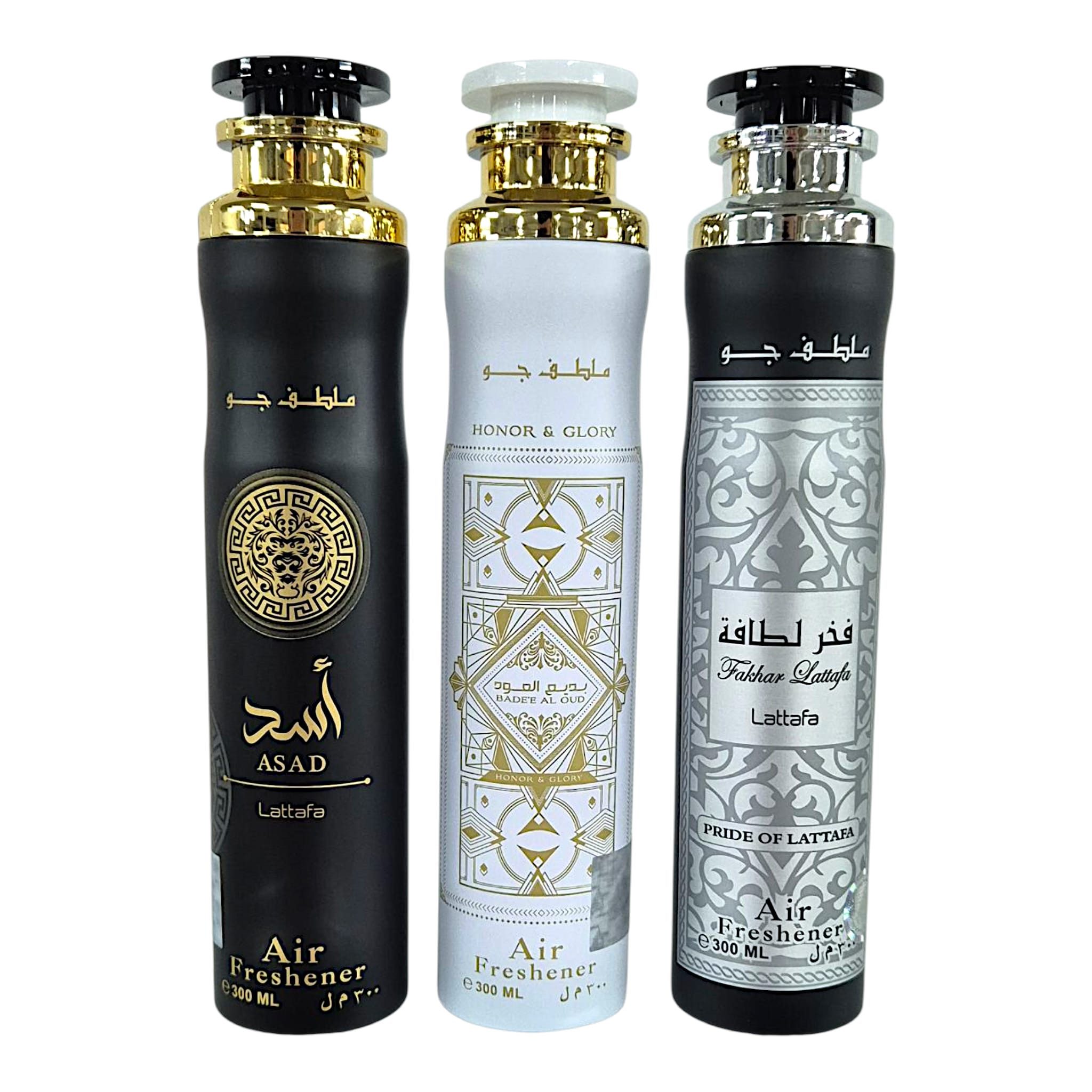 Lattafa Raumduft Raumspray Raumspray Lufterfrischer Honor & Glory Fakhar, Asad