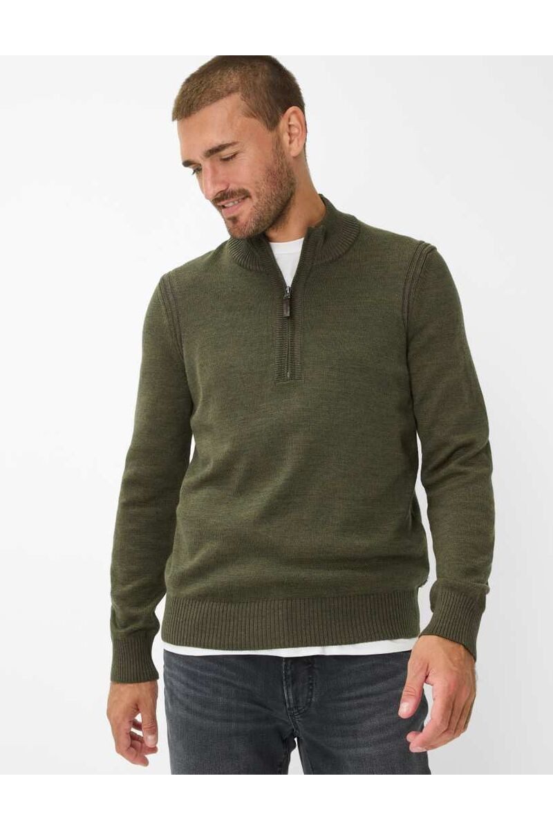 Brax Strickpullover Steffen deep jungle