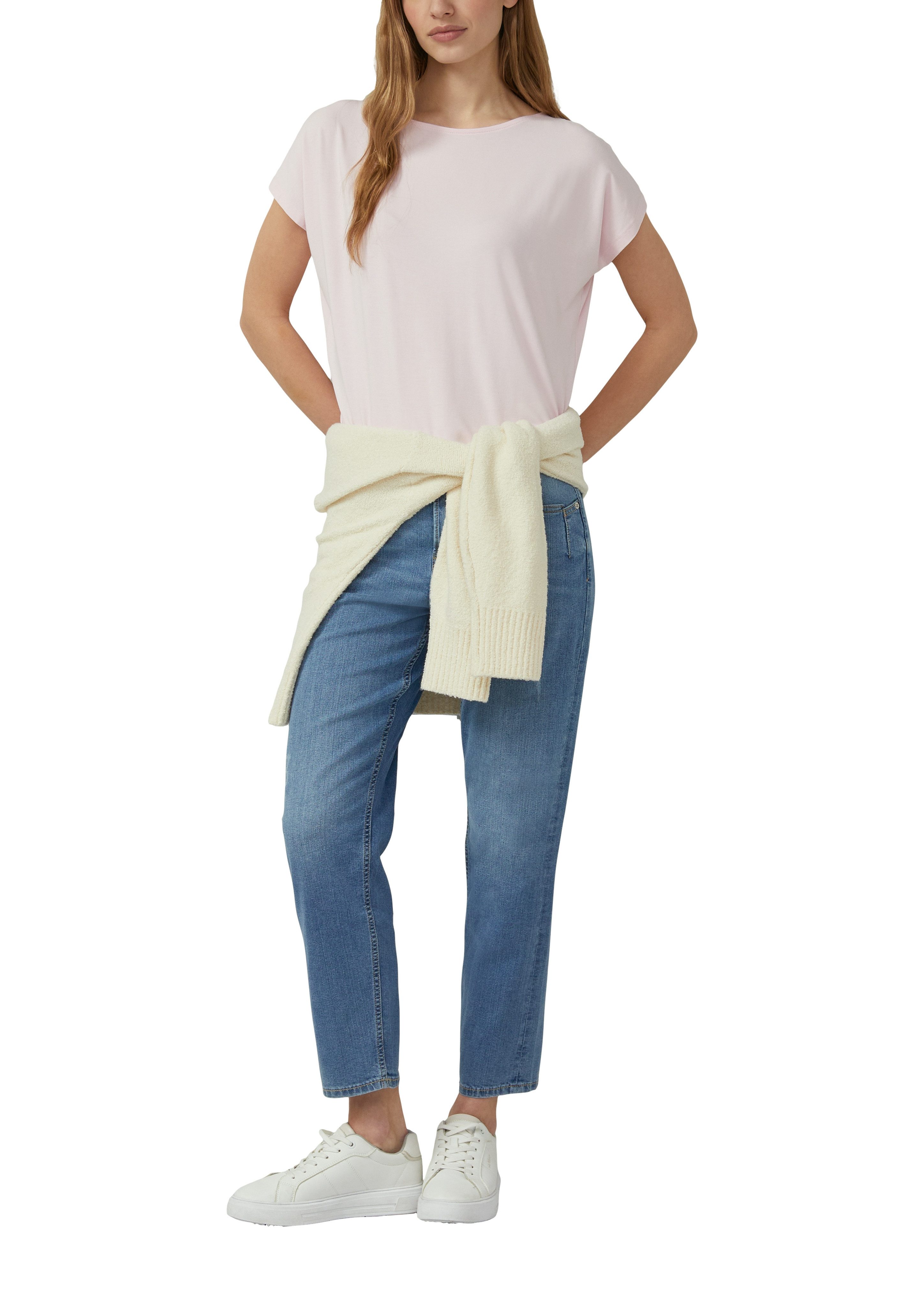 s.Oliver T-Shirt mit Markenlabel