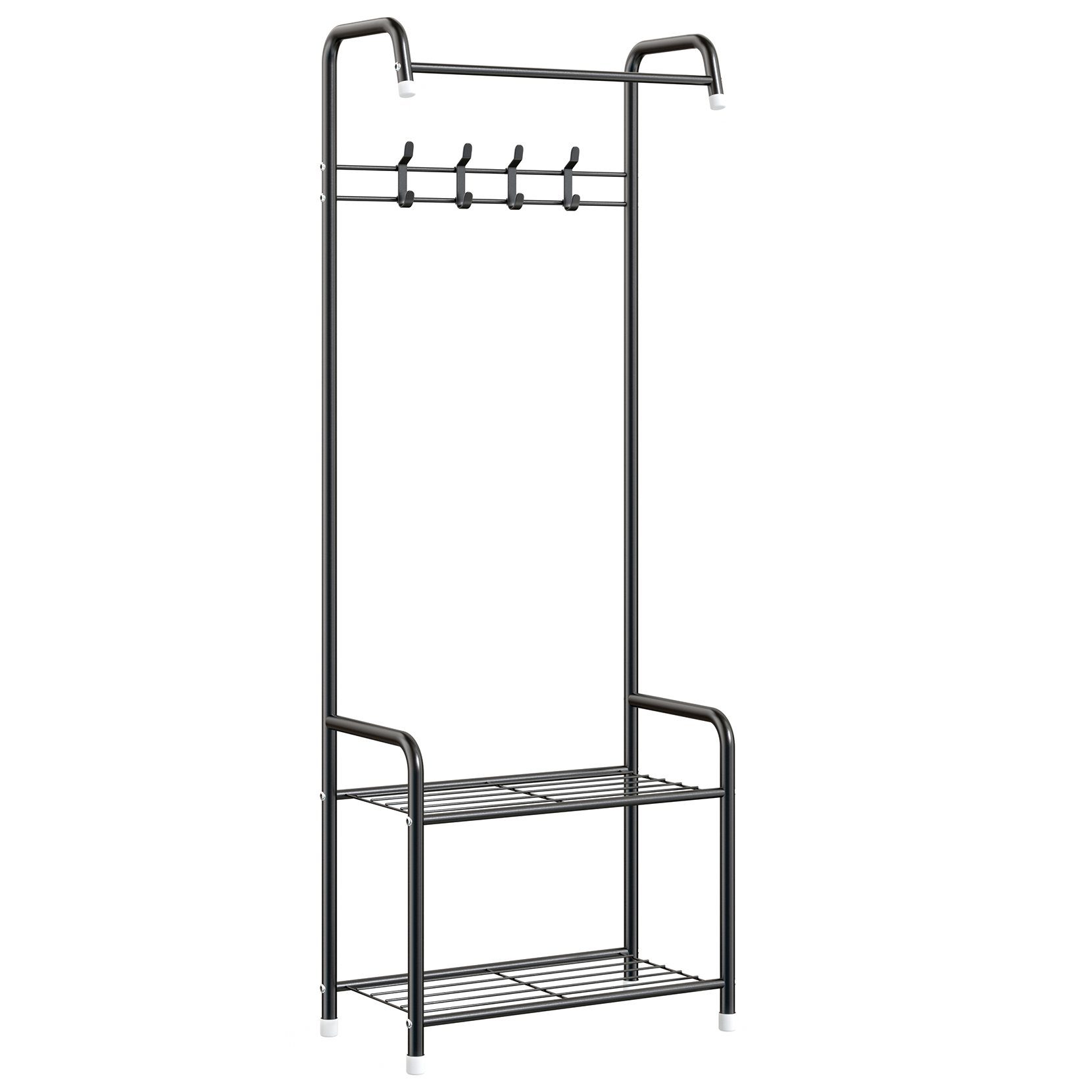 YOLEO Kleiderständer Kleiderständer in F-Form, mit Ablage, Schuhregal, bis günstig online kaufen