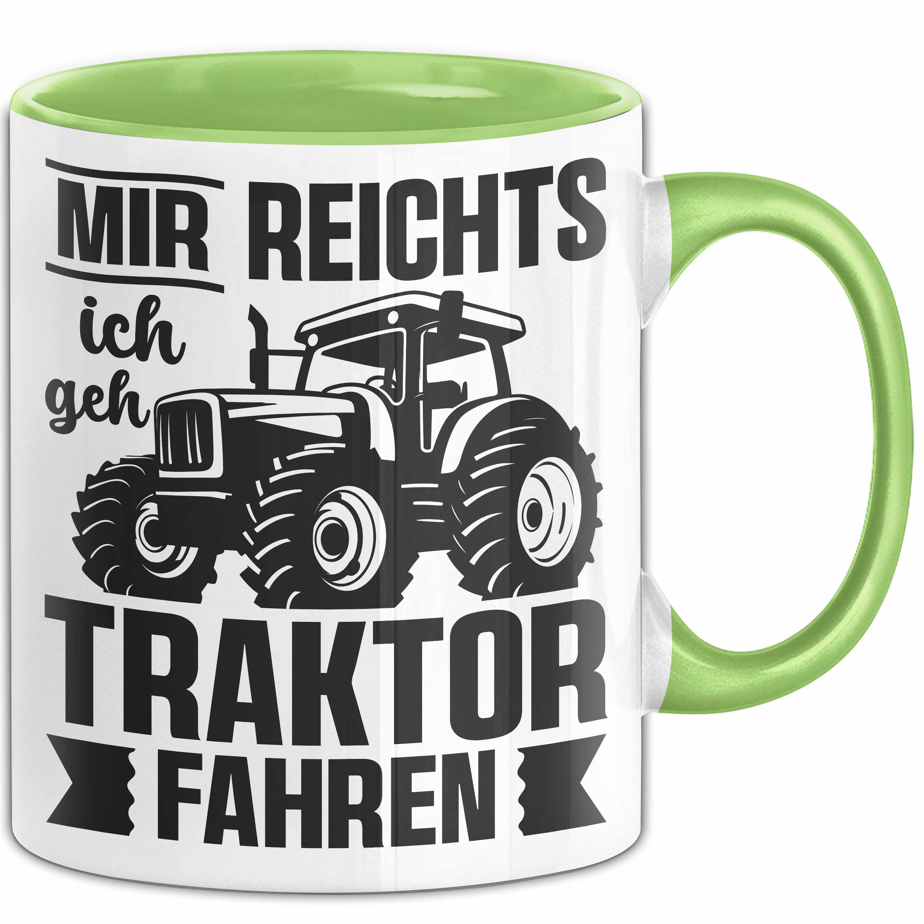 Trendation Tasse Mir Reichts Ich Geh Traktor Fahren Tasse Geschenk Für Bauern Kaffee-Be