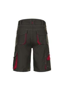 Planam Shorts Shorts Basalt oliv/rot Größe S (1-tlg)