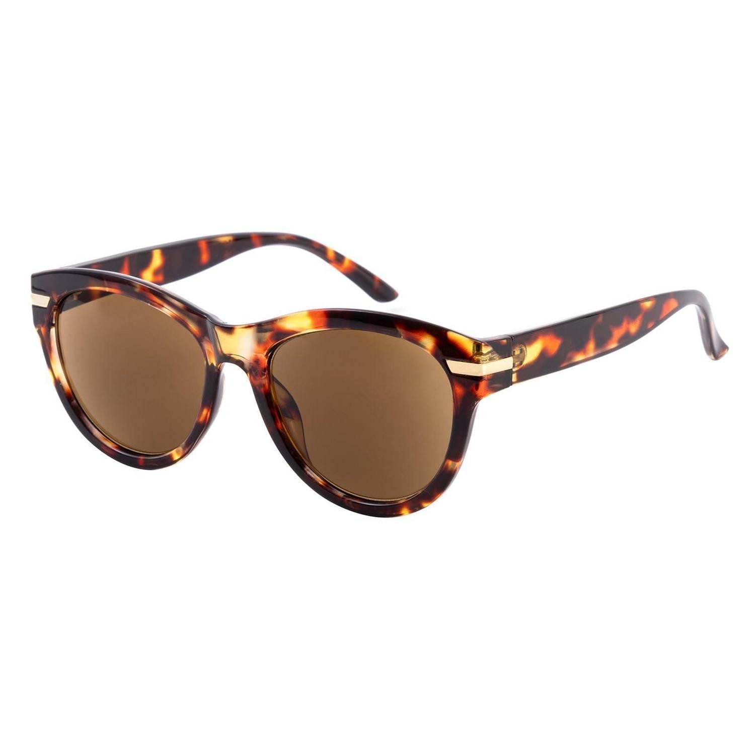 LuxusKollektion Lesebrille Sonnenlesebrille Damen UV400 Schildkröte/Tee 3.0