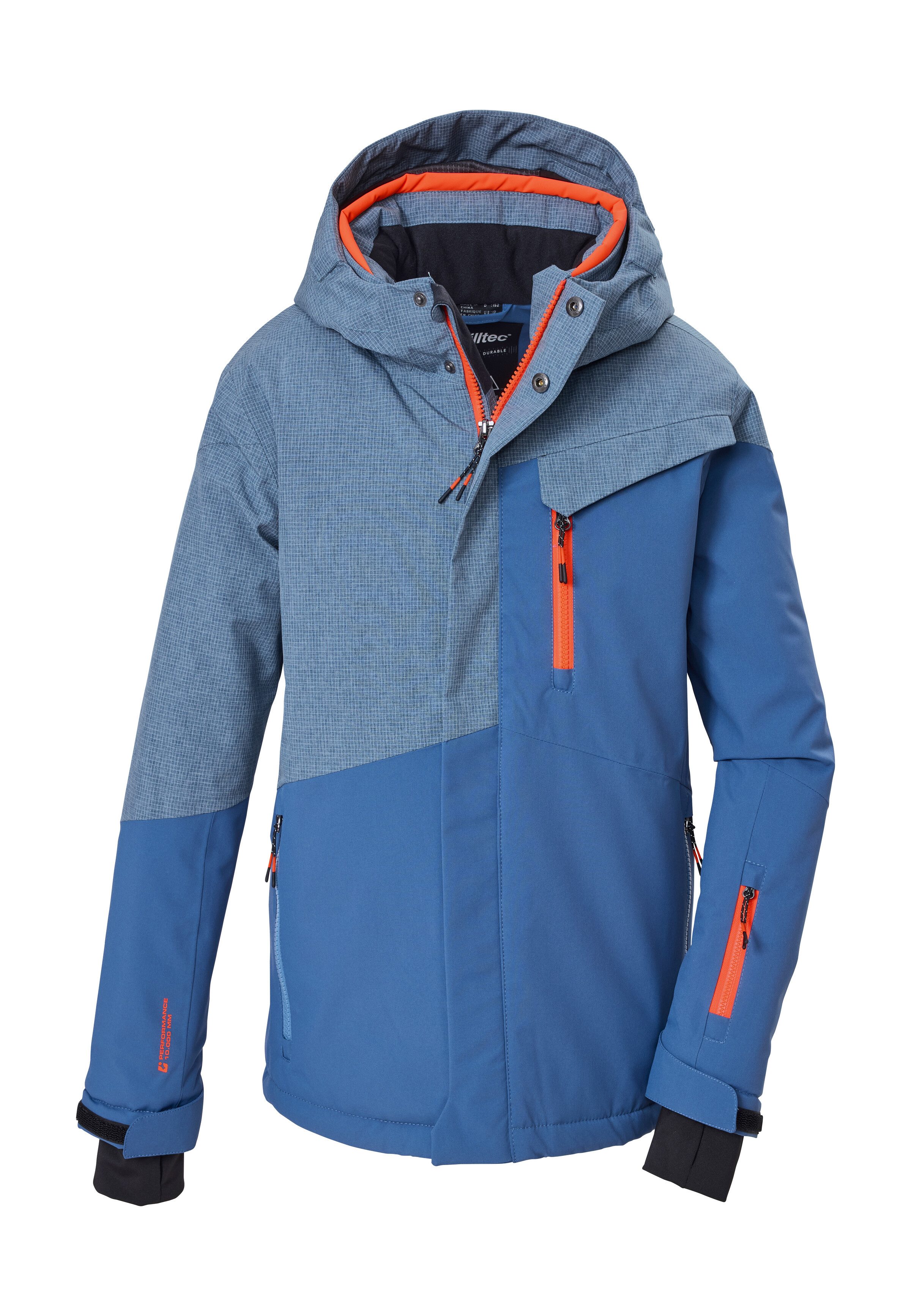 Killtec Skijacke KSW 211 BYS SKI JCKT Wind- und wasserdichte Skijacke mit verstellbarer Kapuze