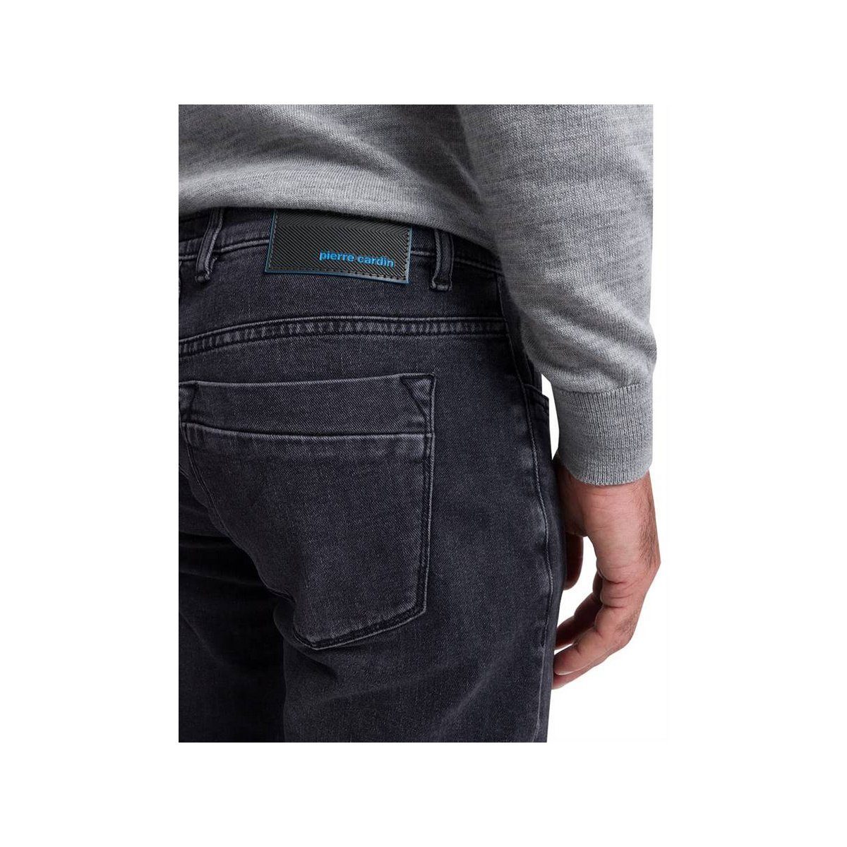 schwarz (1-tlg) Pierre 5-Pocket-Jeans Cardin