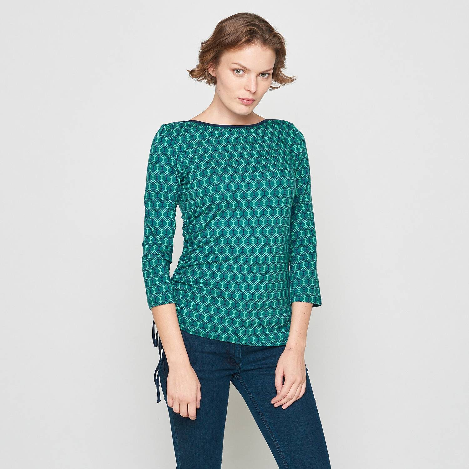 Tranquillo Top & Langarmshirt Langarmshirt Bunt Baumwolle Alternativ XS schmale Passform
