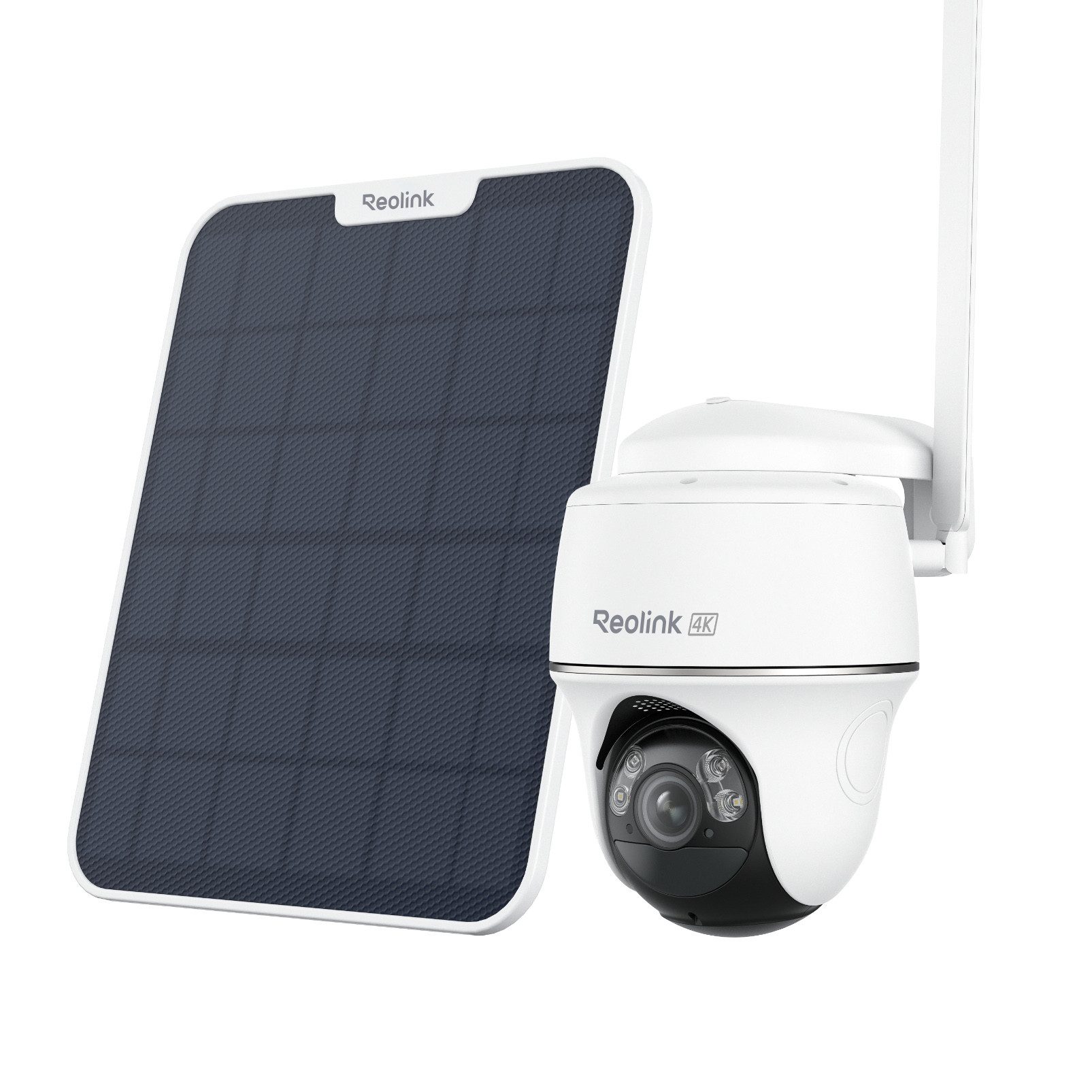 Reolink Überwachungskamera Akku Go PT Ultra+Solarpanel 4G LTE (Außenbereich, 8MP,4K,Intelligente Erkennung,355°&140° PTZ)