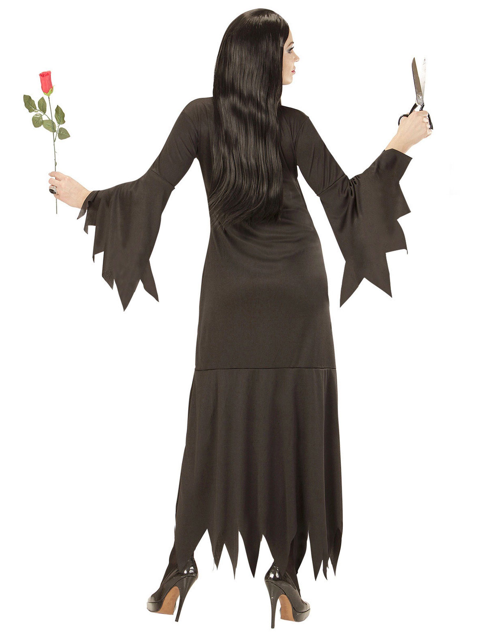 Widmann S.r.l. Kostüm Gothic-Kostüm für Damen Hexenkostüm Halloweenkostüm schwarz
