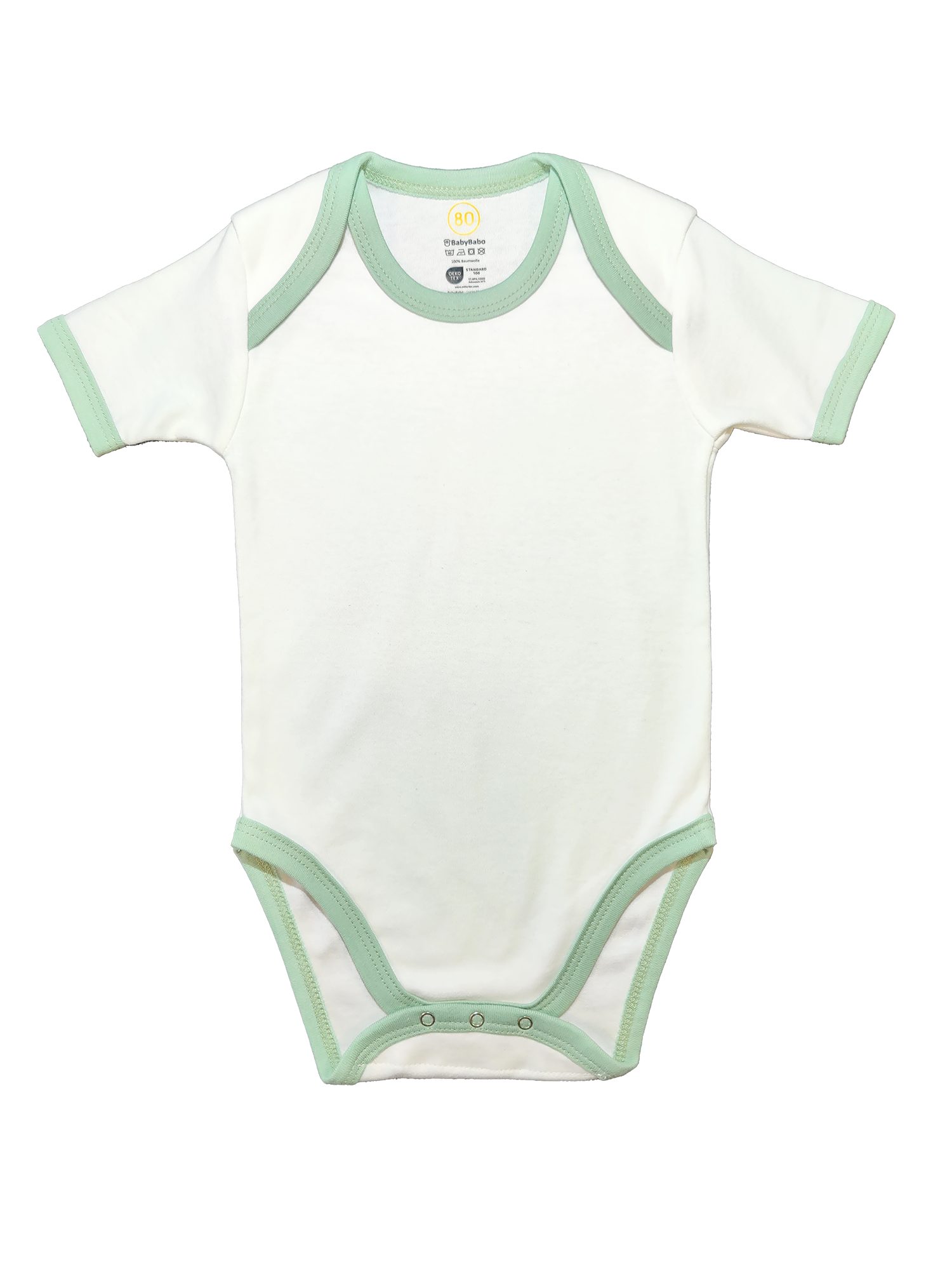 BabyBabo Premium Kurzarmbody Premium Bodys Kurzärmelig (Komfort-Packung, 4-tlg., 4er-Pack) OEKO-TEX zertifiziert