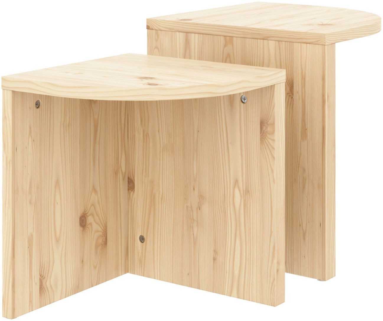 Karup Design Satztisch COMBINE Tables Set, Couchtisch, Beistelltisch, Satztisch, 2’er Set (Set, 2-St., 2 Stück), Beistelltischset aus FSC®-zertifiziertem Kiefernholz
