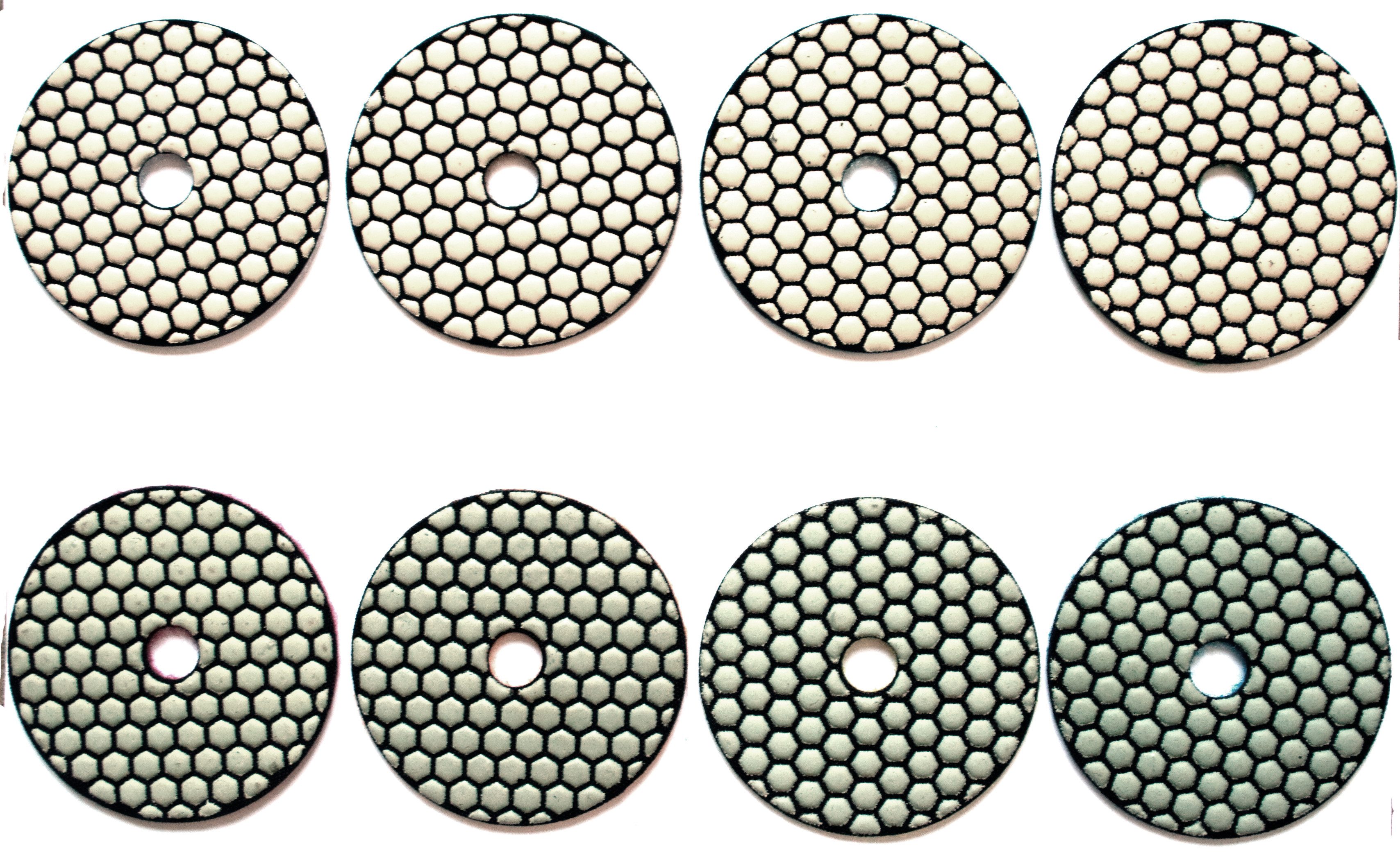 Thumbnail - TECMIX Schleifteller DIAMANT SCHLEIF/POLIERPAD-SET 8-vers.Körnungen, 1-St.