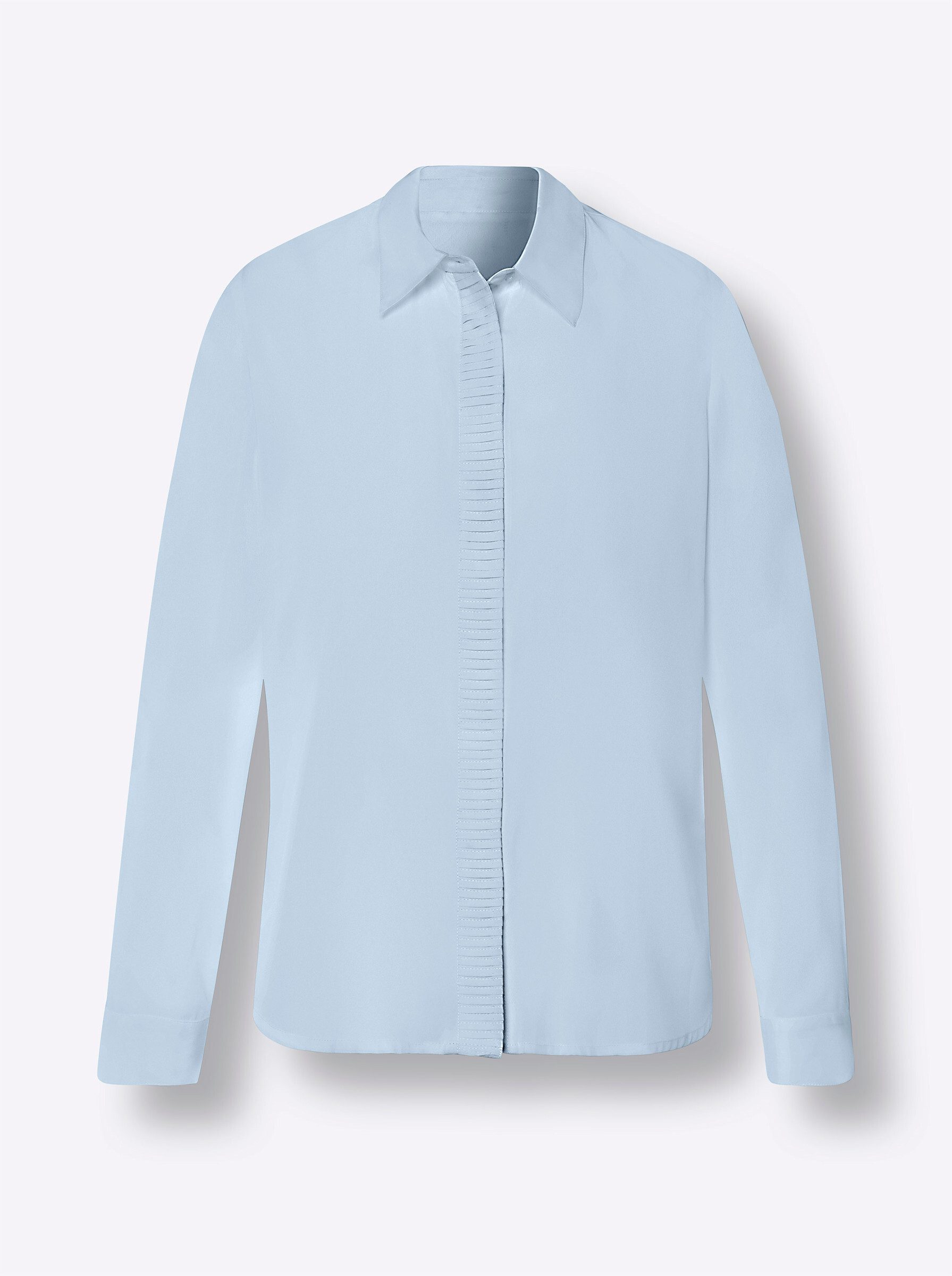 Sieh an! Klassische Bluse Langarm-Bluse Langarm