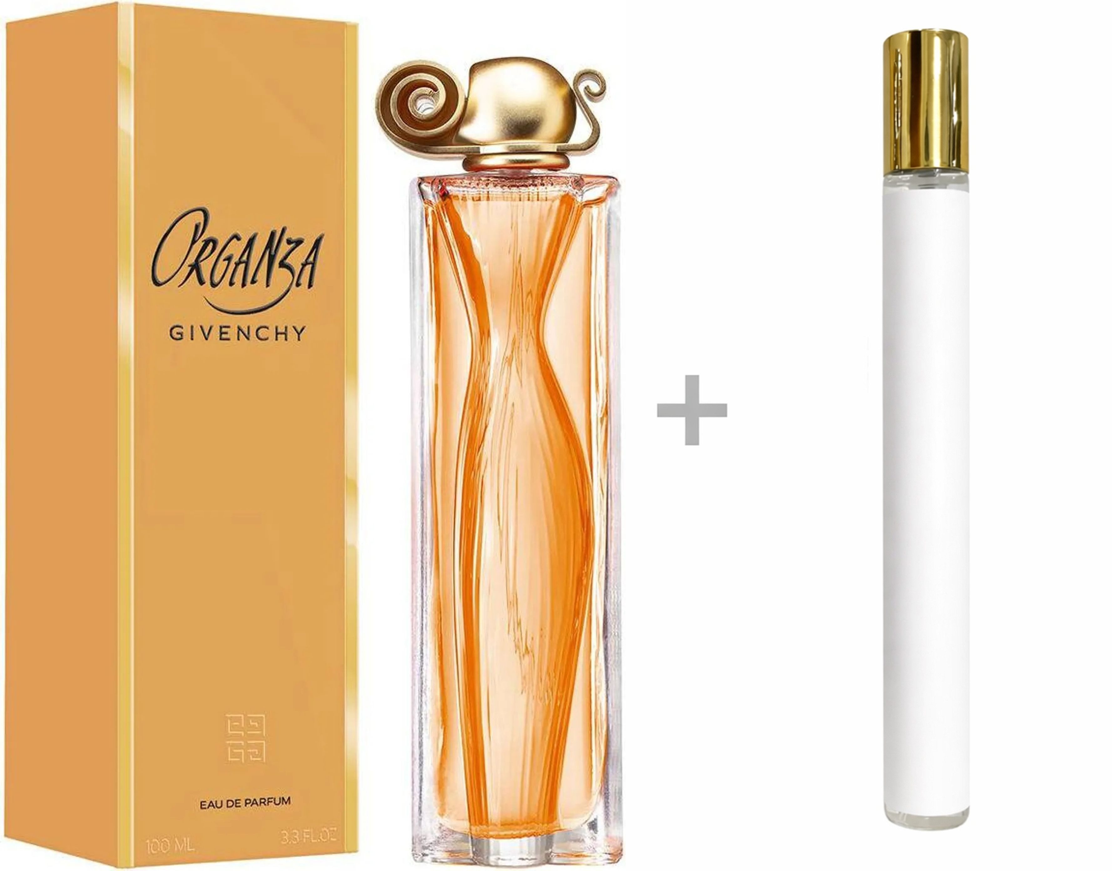 GIVENCHY Duft-Set Organza Eau de Parfum (EDP) Damen Spray, Blumig-orientalischer Duft mit Gardenie und Wallnuss - mit Reiseduft