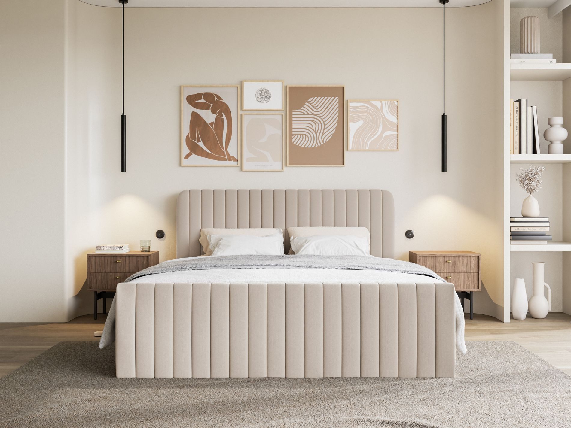 Selsey Boxbett SALIANO, Polsterbett mit Bettkasten, Matratze & Topper, Samt oder Chenille
