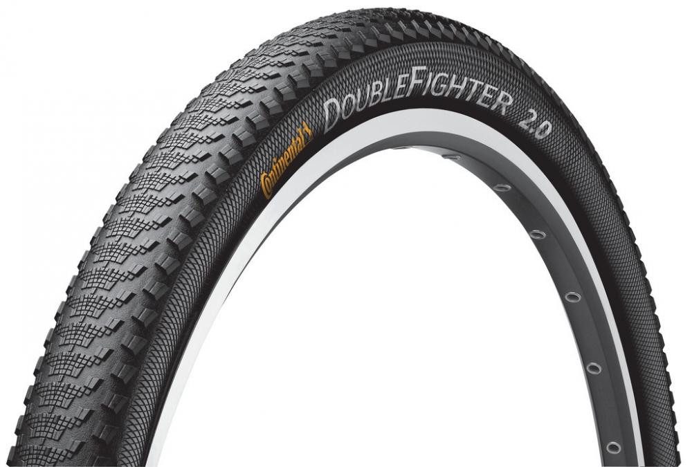 CONTINENTAL Fahrradreifen Continental Reifen Conti Double Fighter III 27.5x2.00 Zoll 50-584 schw