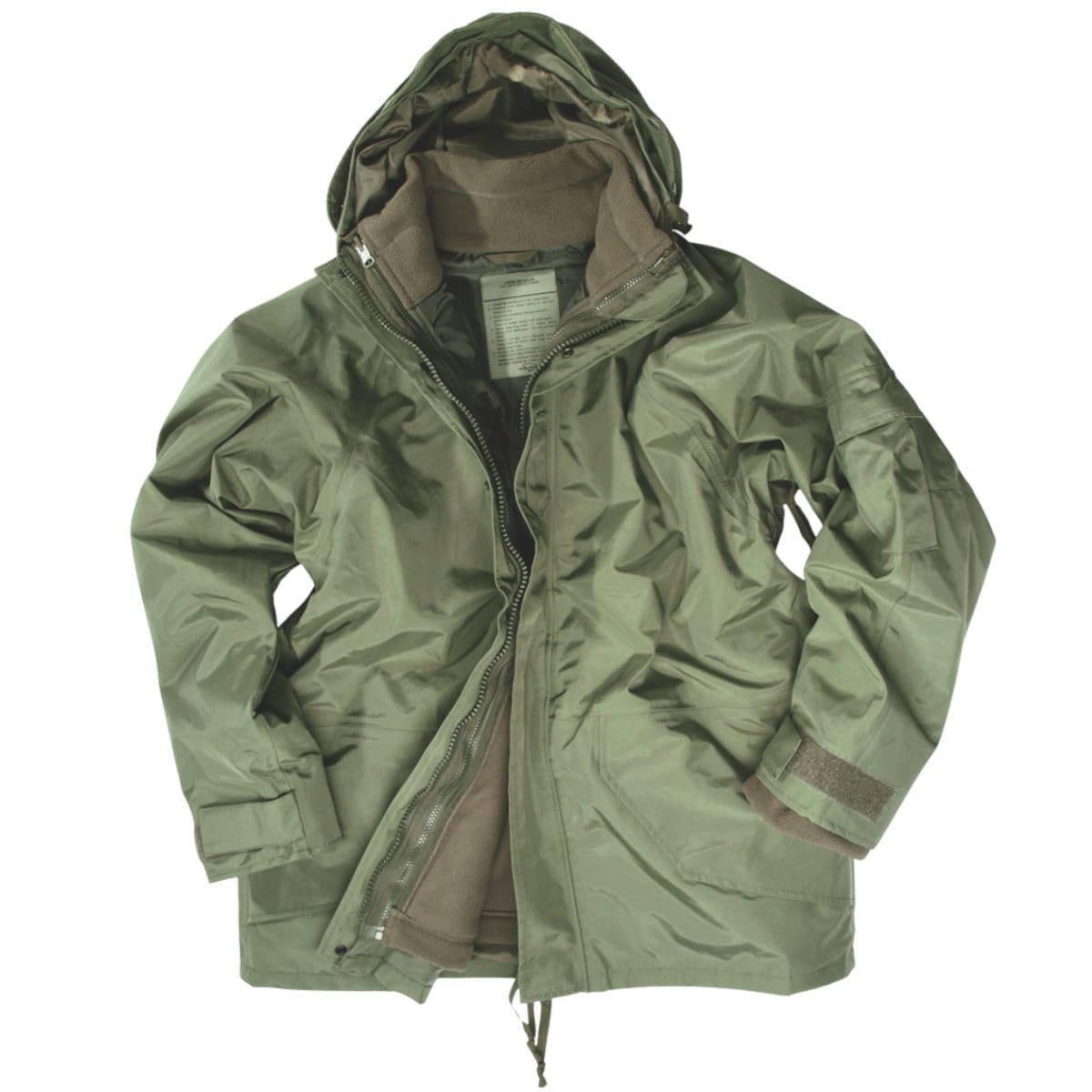 Mil-Tec Parka Militär Nässeschutzjacke mit Fleecejacke günstig online kaufen