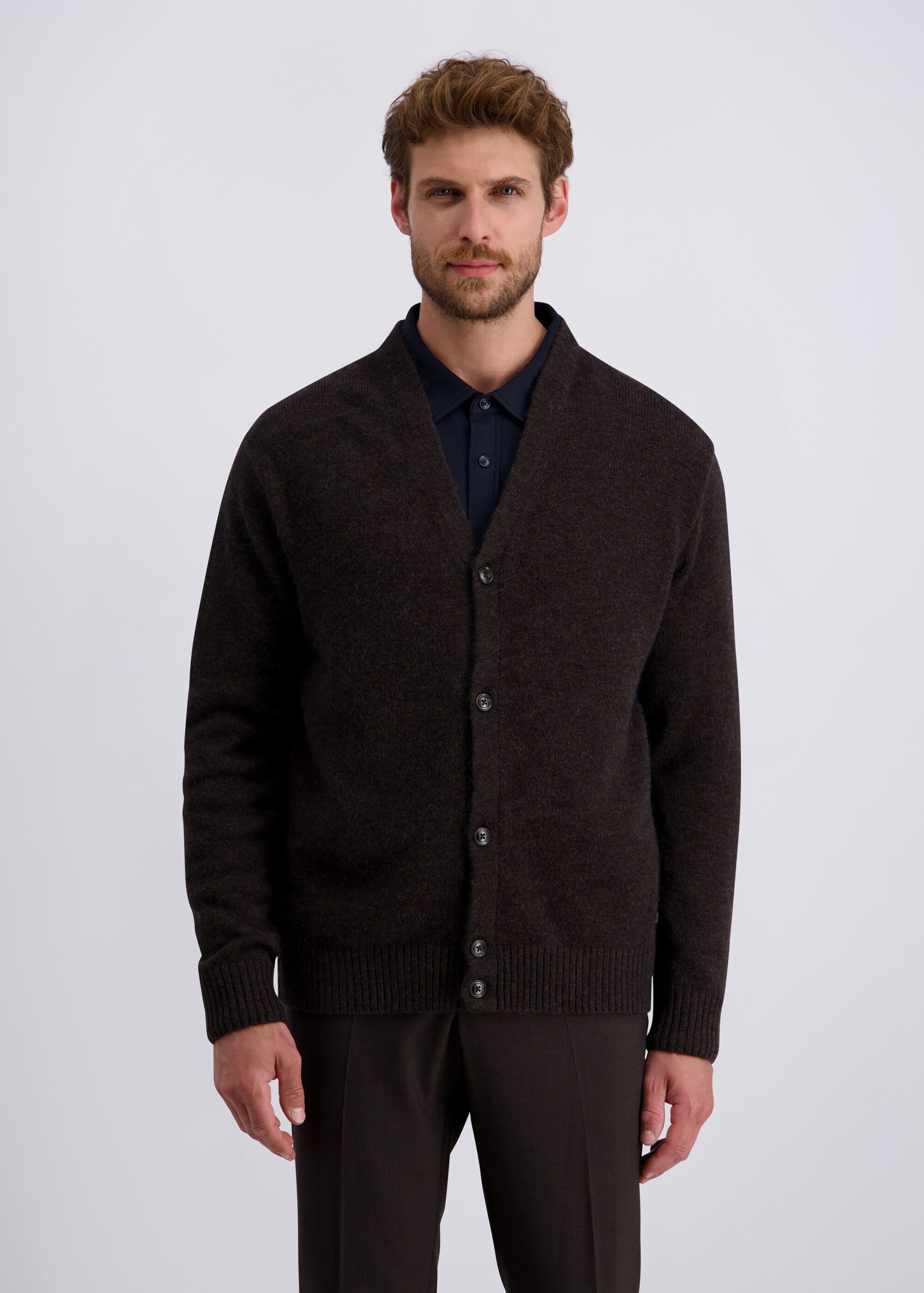 Pierre Cardin Strickjacke mit V-Ausschnitt