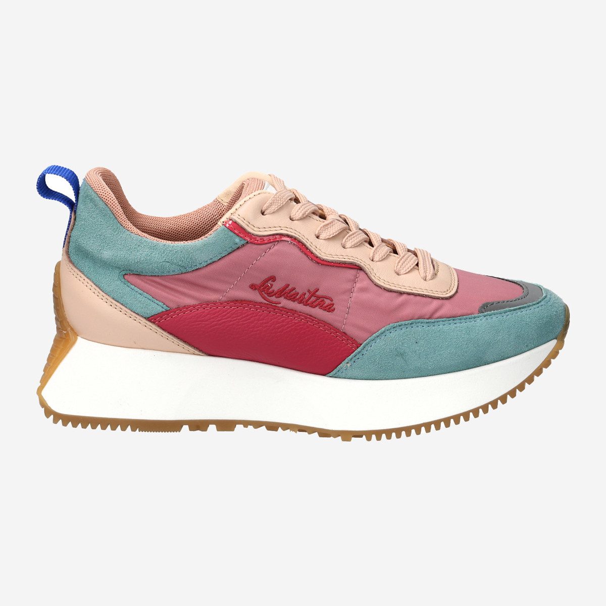 La Martina LFW221.521.4500, Sneaker in Rot, kombiniert für Damen Sneaker
