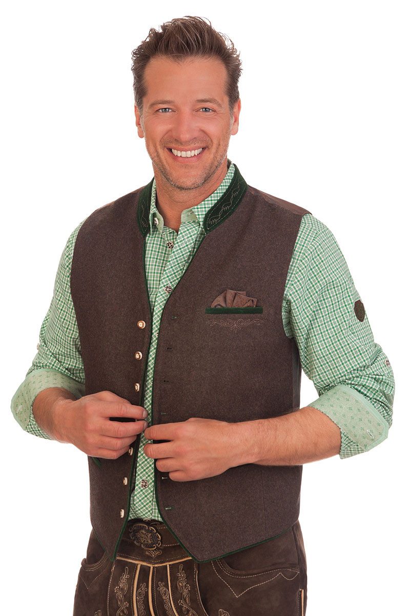 Spieth & Wensky Trachtenweste Trachtenweste - ACHIM - tanne