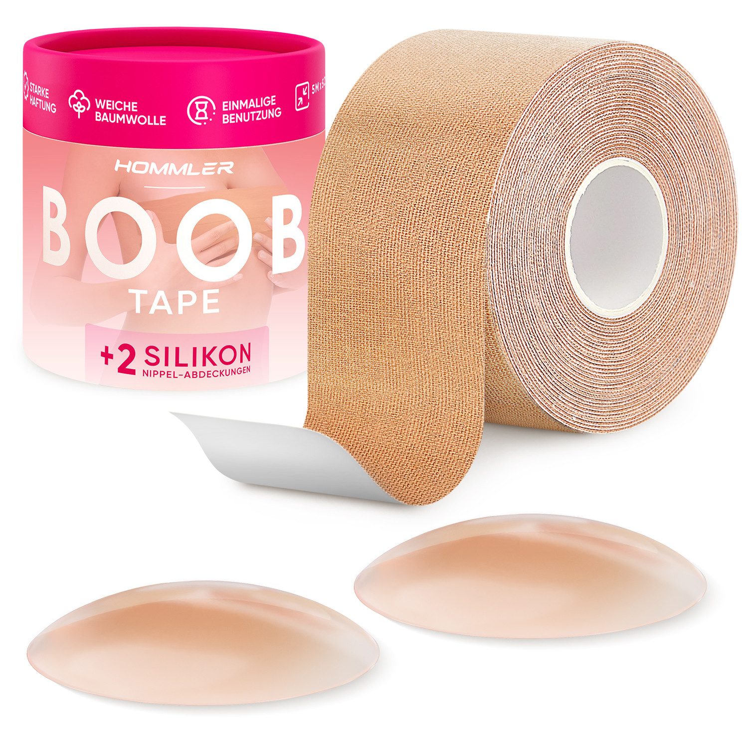 Set: Klebe-BH Tape Brust Klebeband und Nippelpads