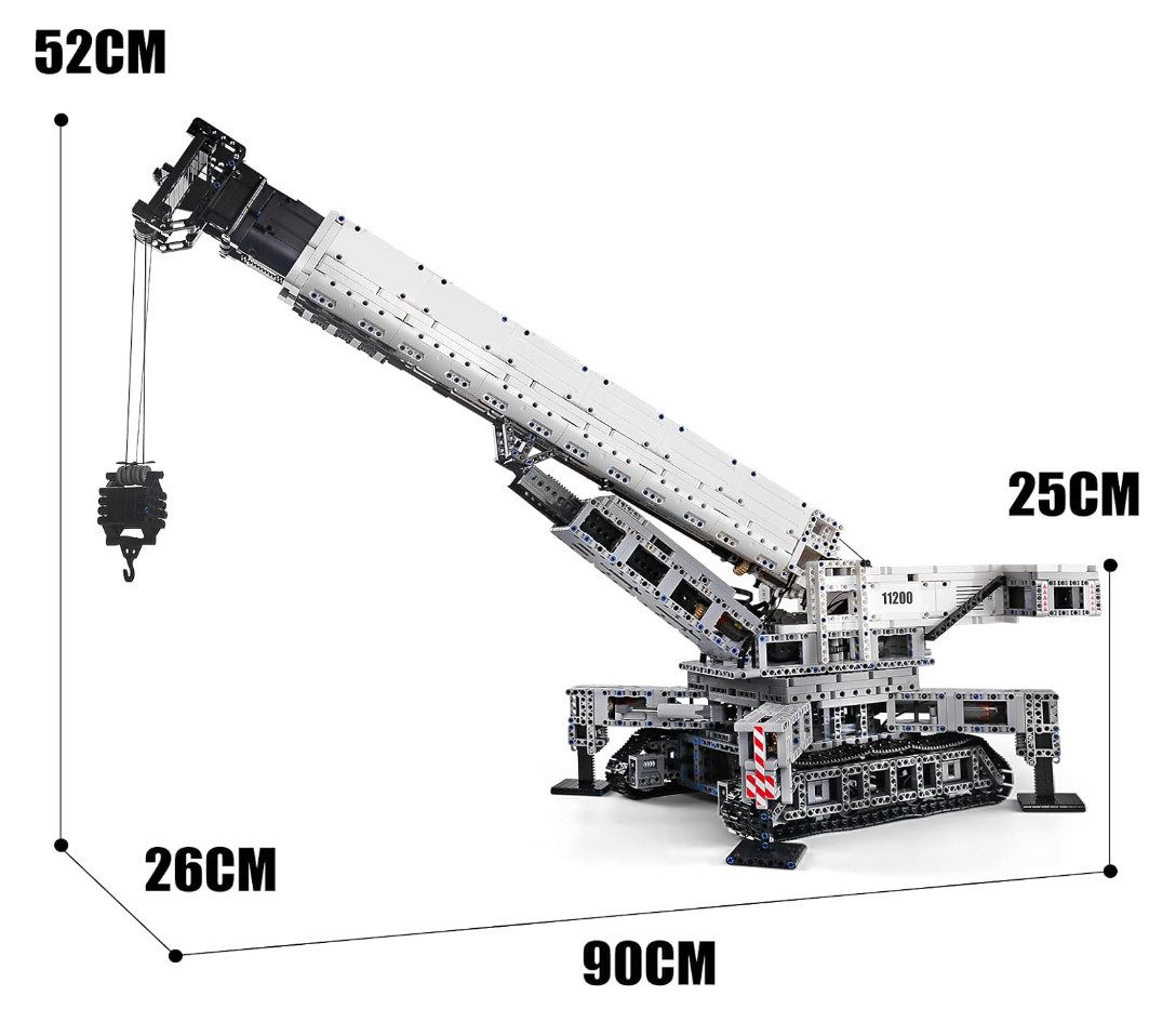 Mould King 17002 Crawler Crane Konstruktions-Spielset, (4000 St) – Bild 5 von 5