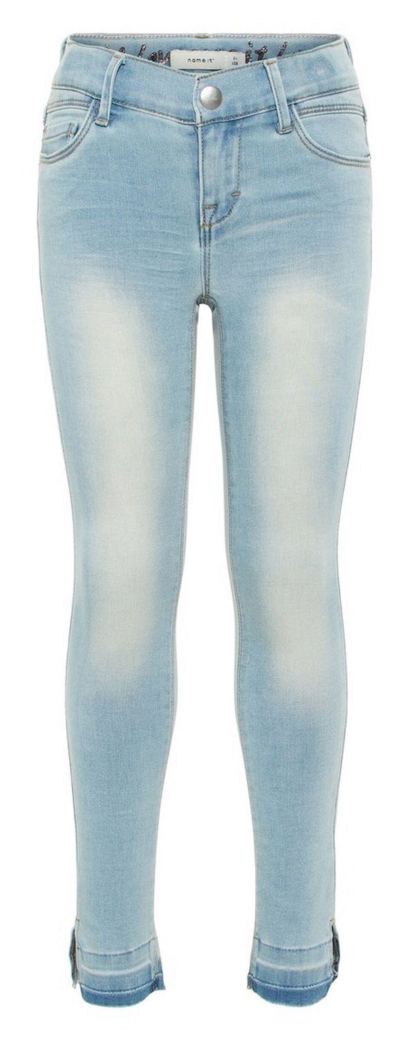 Name It Skinny-fit-Jeans Mädchen NKFPOLLY DNMTIMONE 1156 ANKLE PANT NOOS mit elastischem Bund
