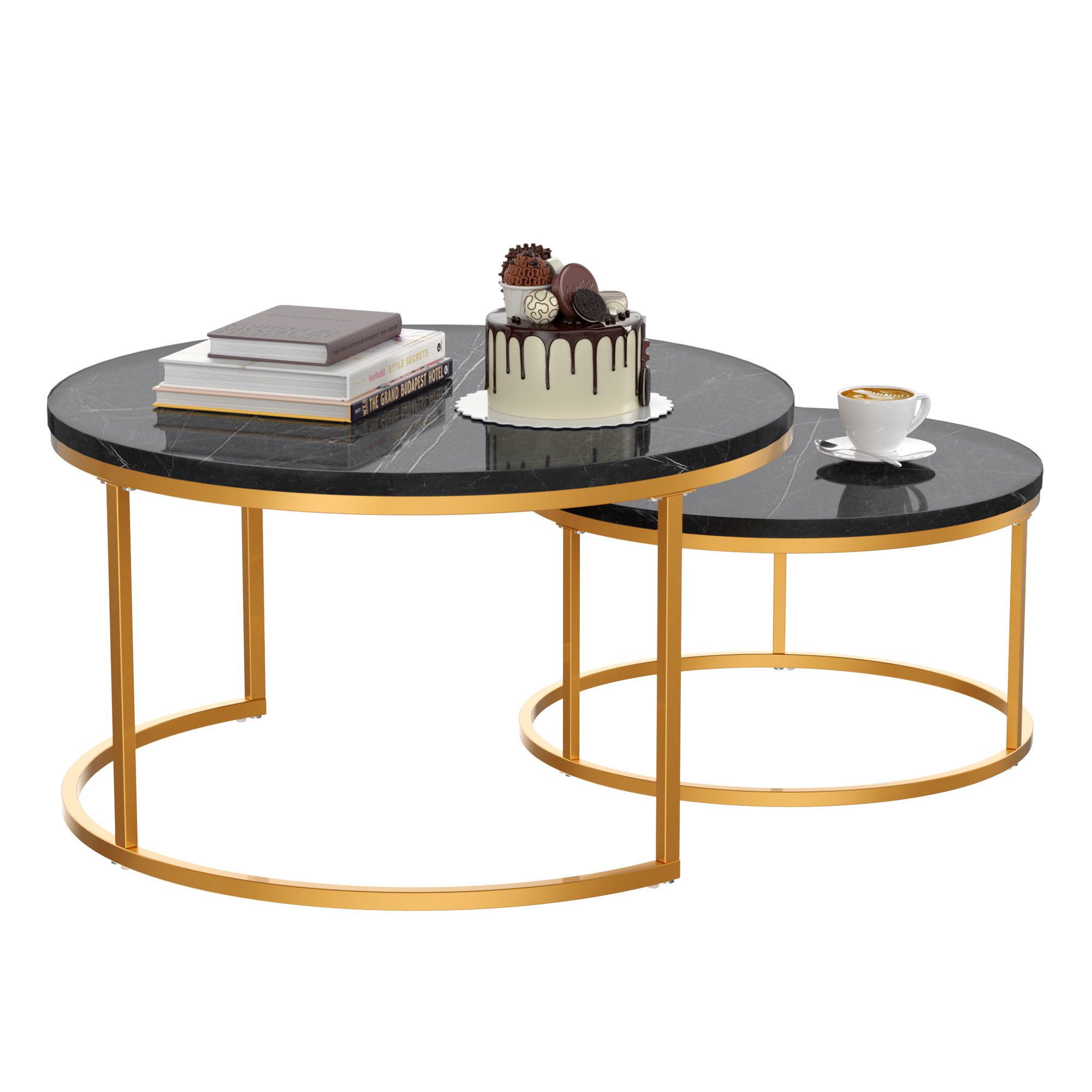 Gold Gestell+Schwarz Desktop