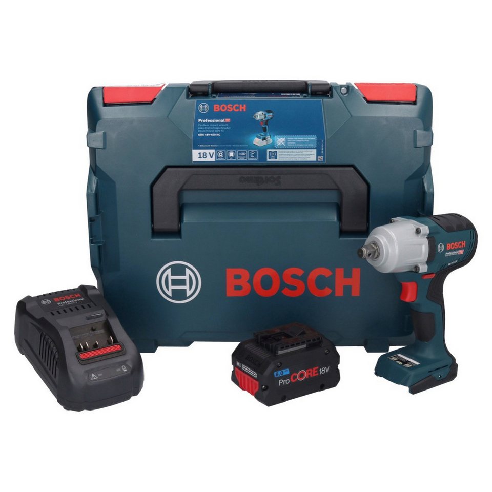Thumbnail - Bosch Professional Akku-Schlagschrauber GDS 18V-450 HC Akku Drehschlagschrauber 18 V 450 Nm 1/2" + 1x ProCORE