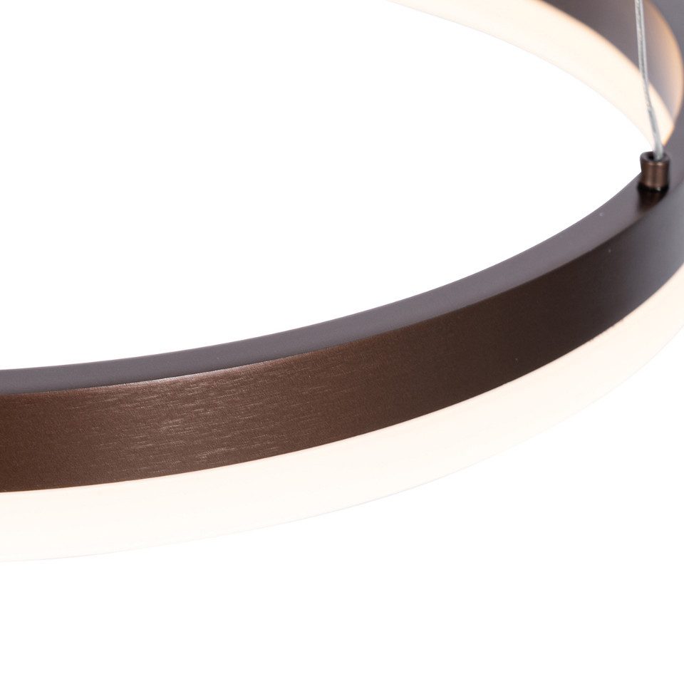 Qazqa Pendelleuchte Anello, LED fest integriert, günstig online kaufen