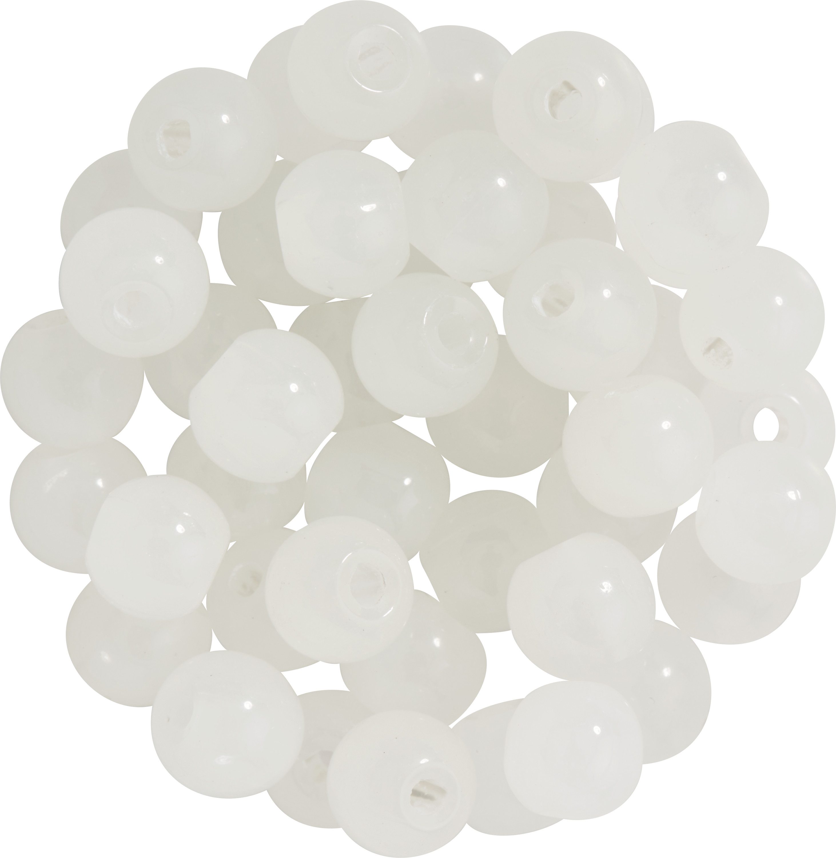 Pracht Bastelperlen Glasperlen Pastell, 6 mm