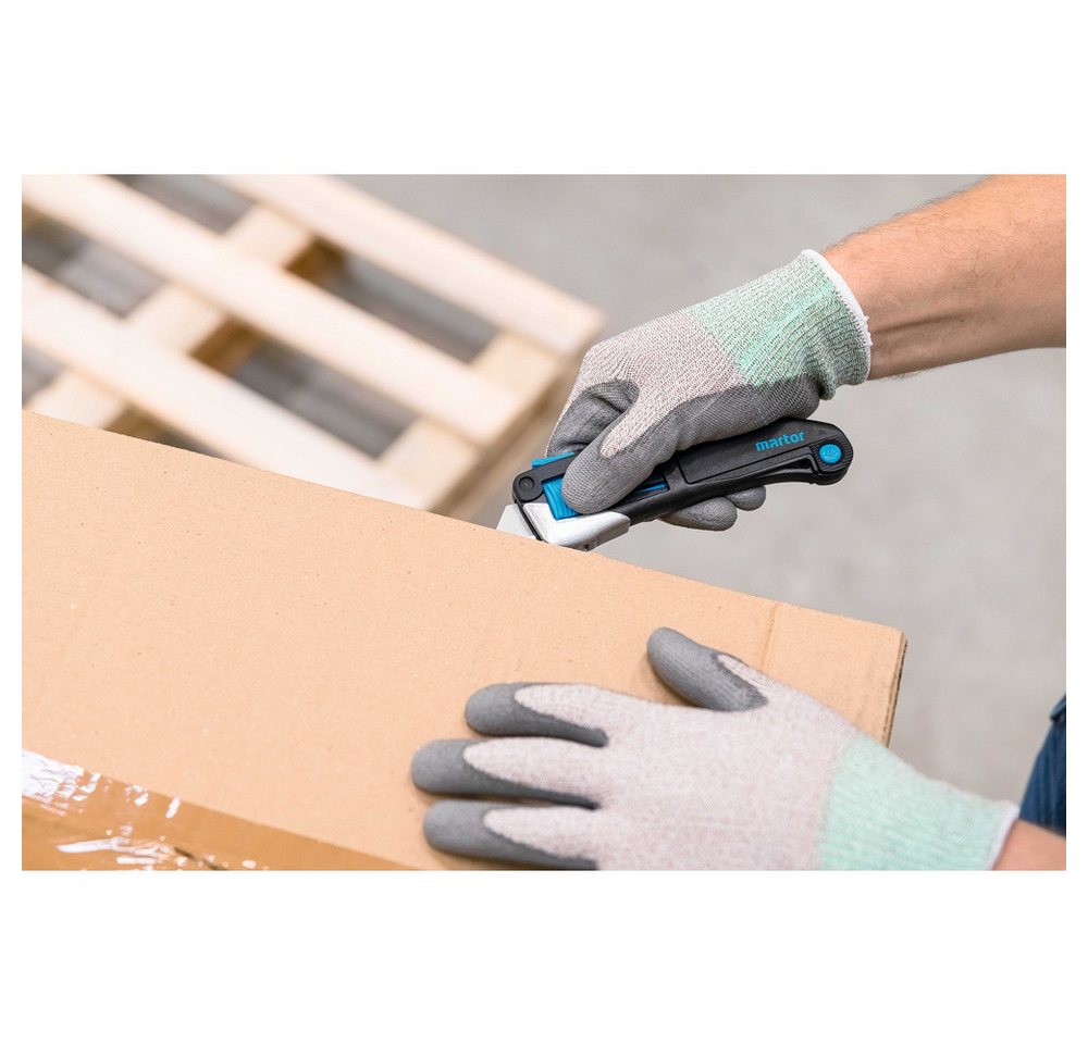 Thumbnail - Martor Cuttermesser MARTOR 1015061002 Sicherheitsmesser SECUPRO MAXISAFE mit TRAPEZKLINGE