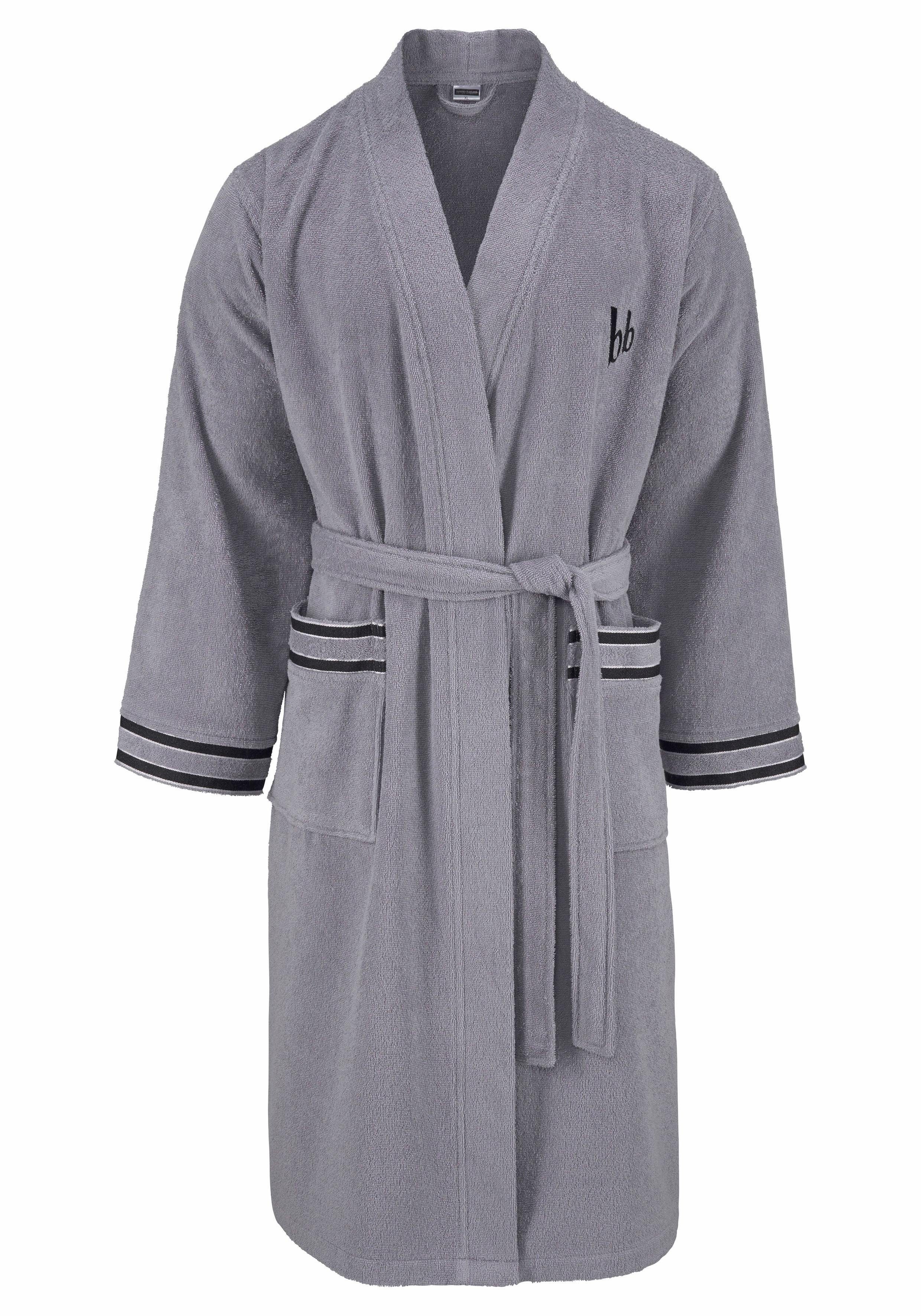 Bruno Banani Herrenbademantel Roy, ideal für Sauna & Spa, Hotelbademantel, günstig online kaufen
