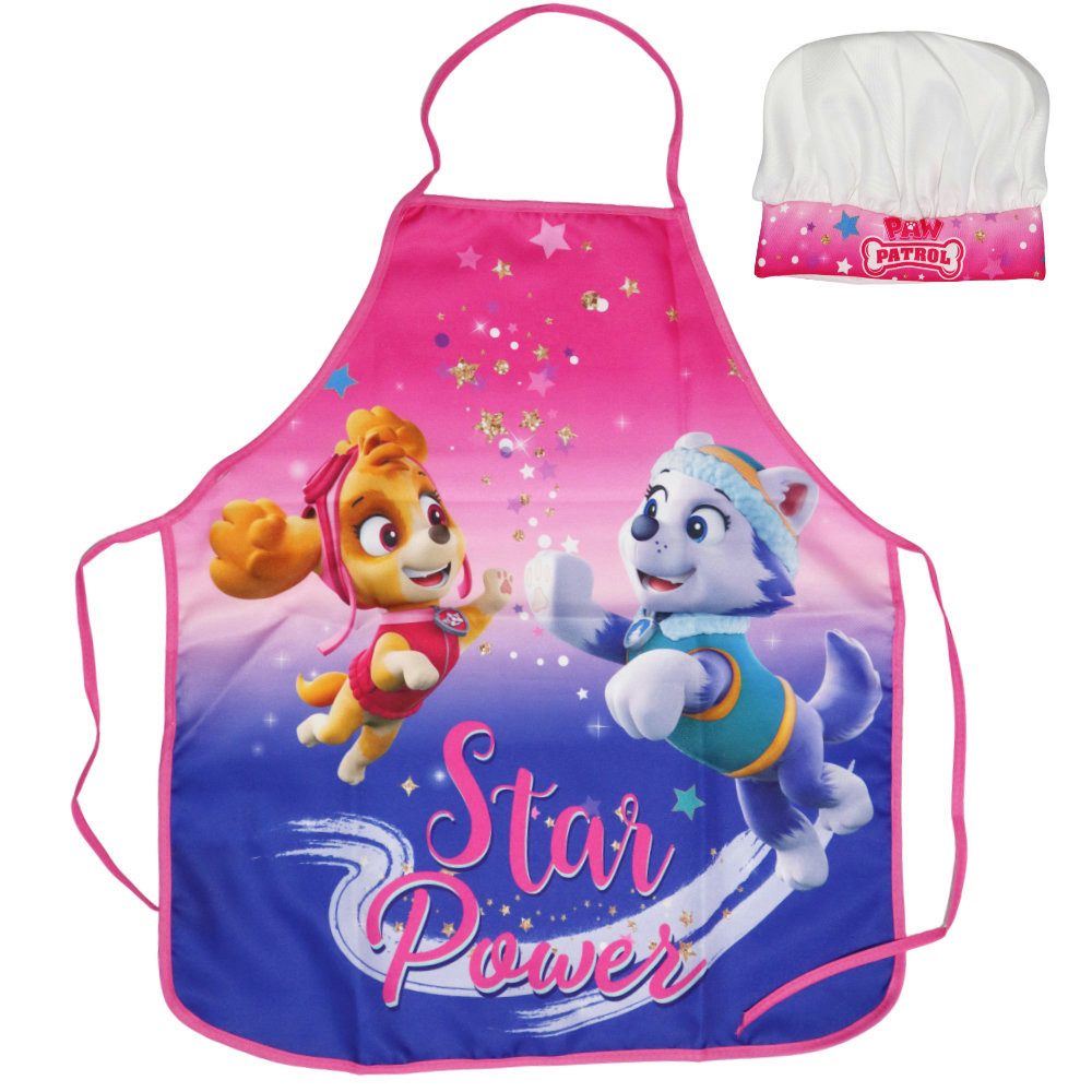Kochschürze paw Patrol Skye Everest Kinder Backschürze mit Mütze 3-6 Jahre