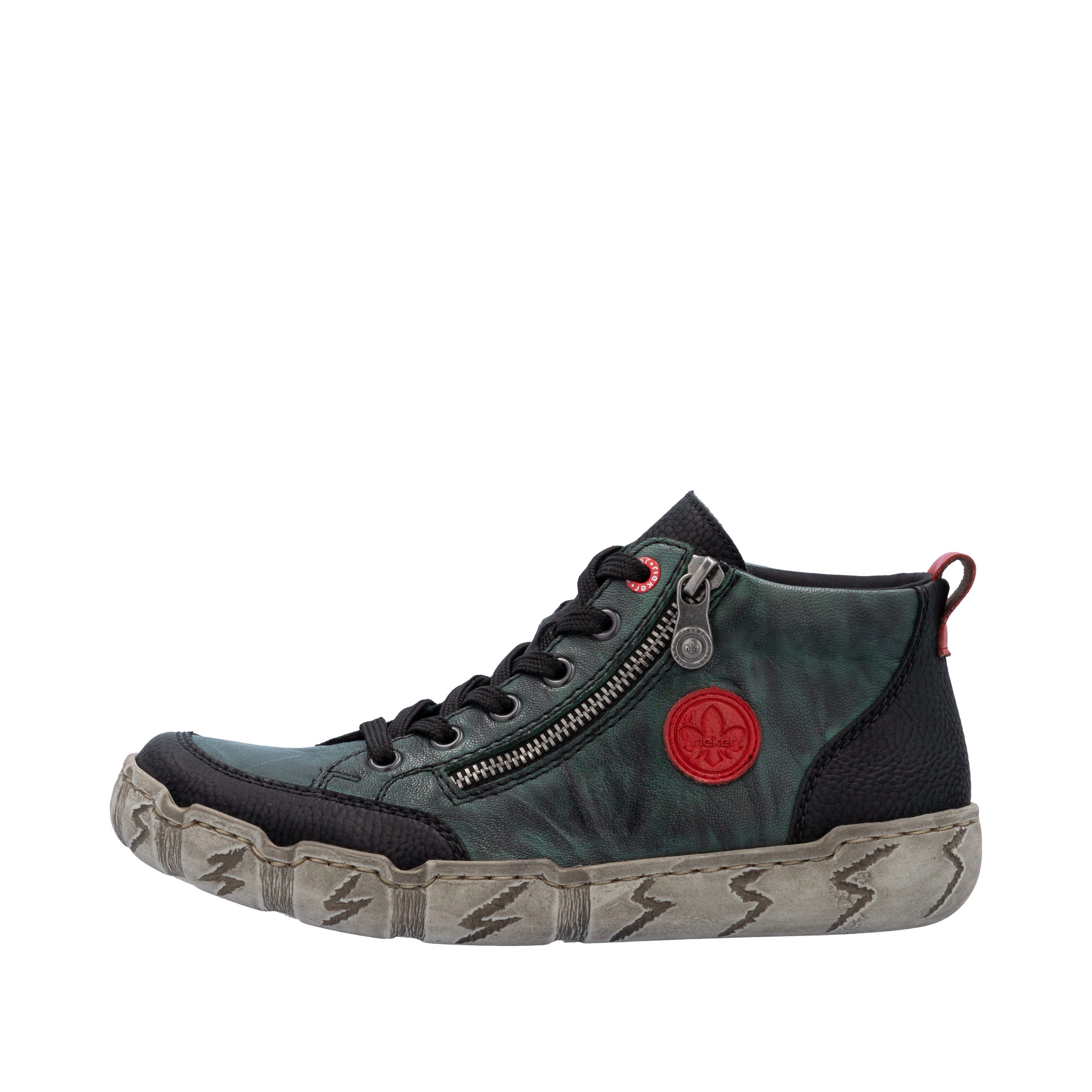 Rieker Schnürboots Sneakerboots, Schnürboots, Stiefelette mit weicher Innensohle