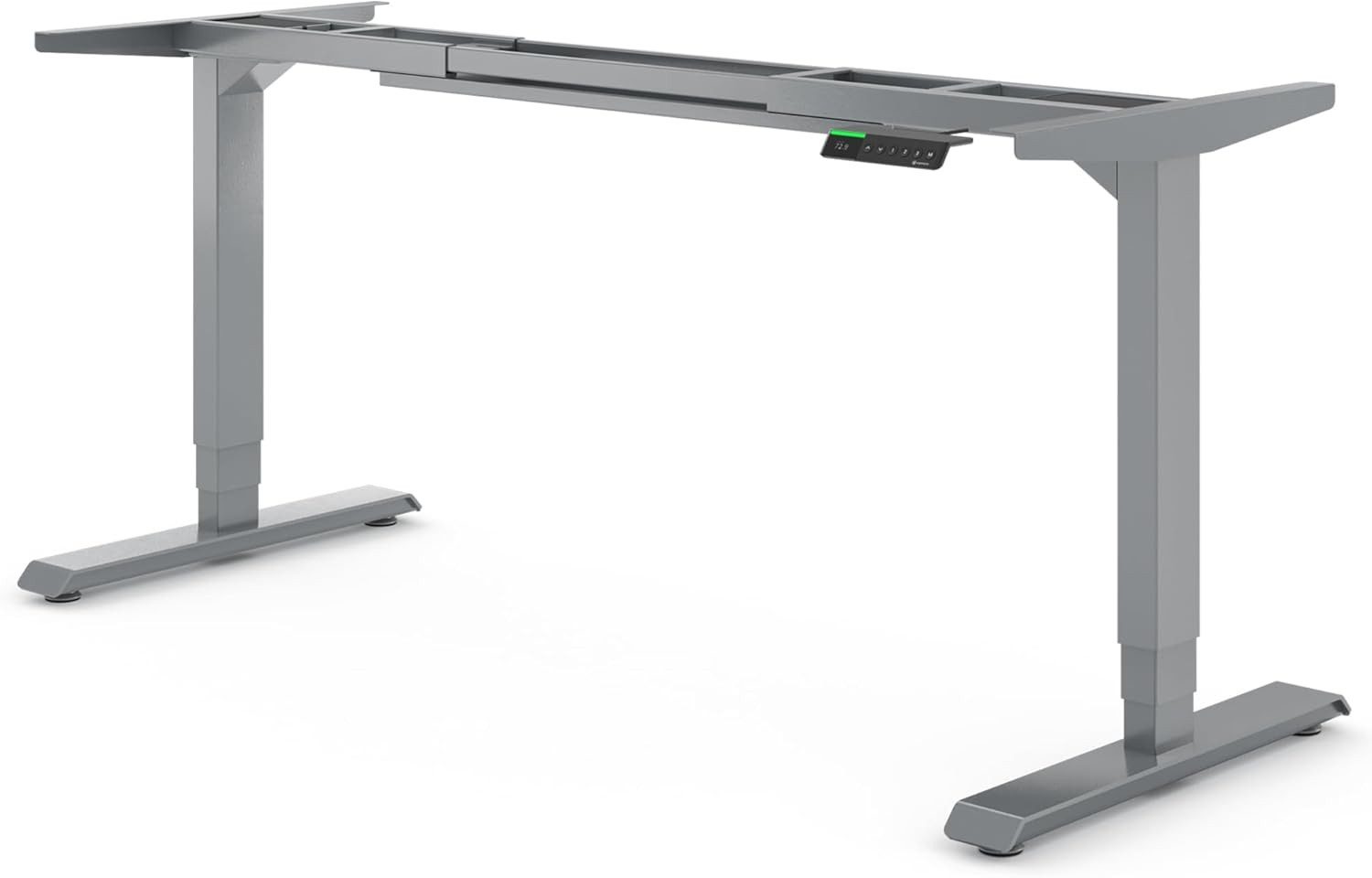 Ergotopia Schreibtisch Ergotopia® Desktopia Pro X Höhenverstellbarer Schreibtisch Gestell, elektrisch verstellbarer Bürotisch inkl. edlem OLED-Display