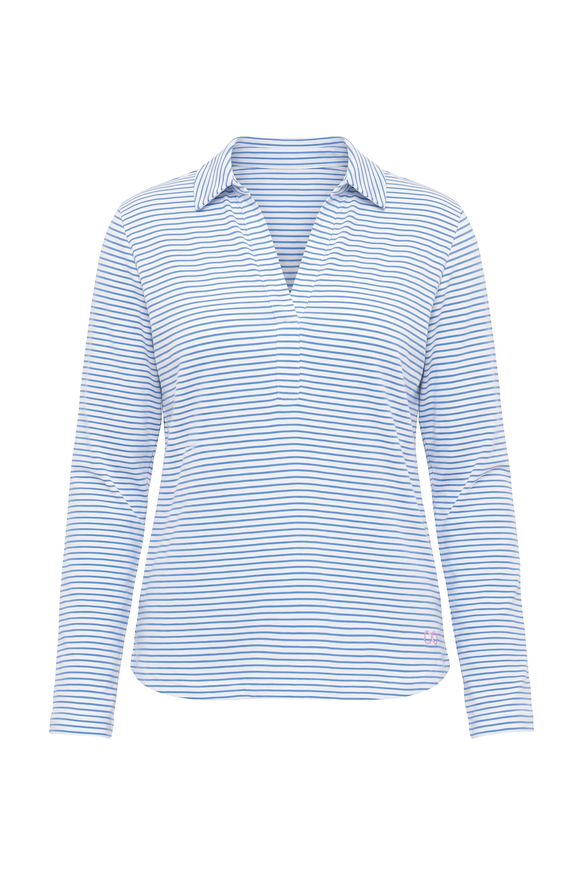 Laurasøn Poloshirt Ringelshirt Polokragen Langarm – Bild 2 von 4