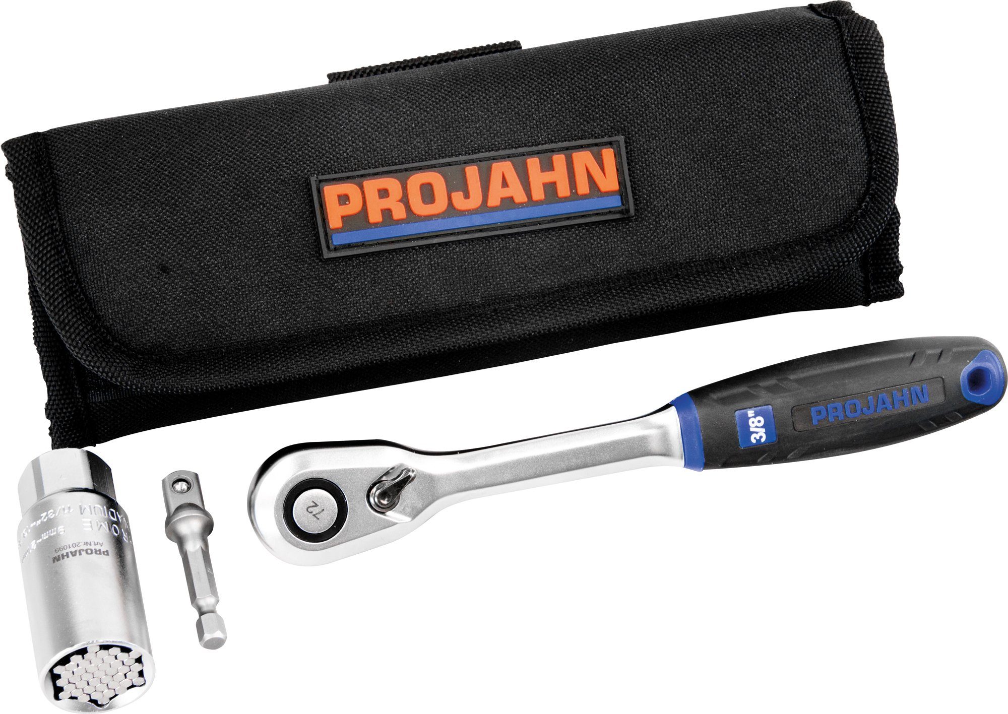 Ratsche Projahn 3/8" Universal Steckschlüssel Satz 3-tlg