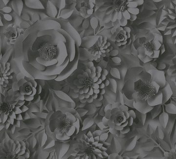 A.S. Création Vliestapete PintWalls Blumen 3D Optik, glatt, matt, (1 St), Blumenwand