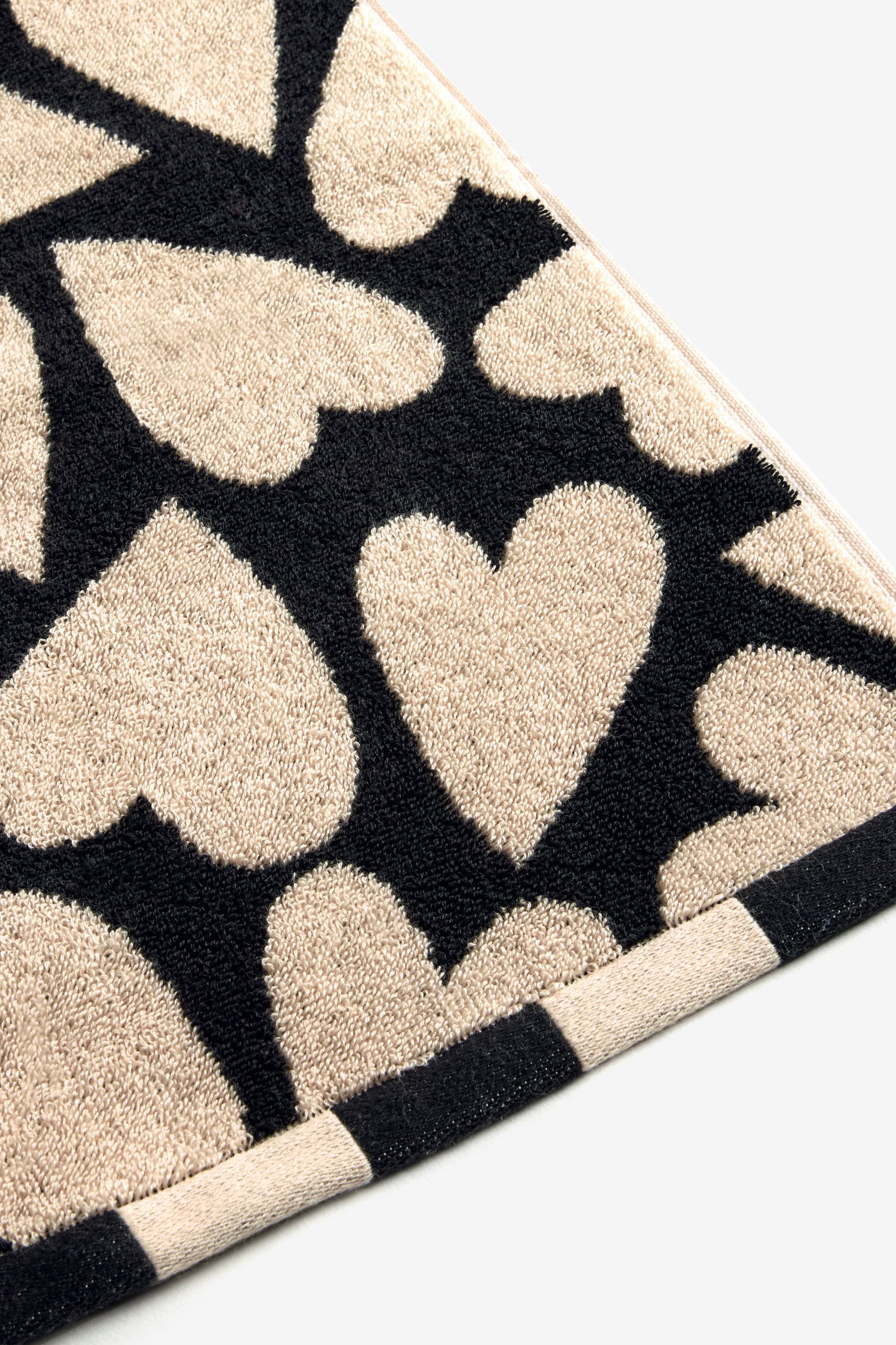 Next Handtuch Handtuch aus 100 % Baumwolle Herzprint, (1-St) günstig online kaufen