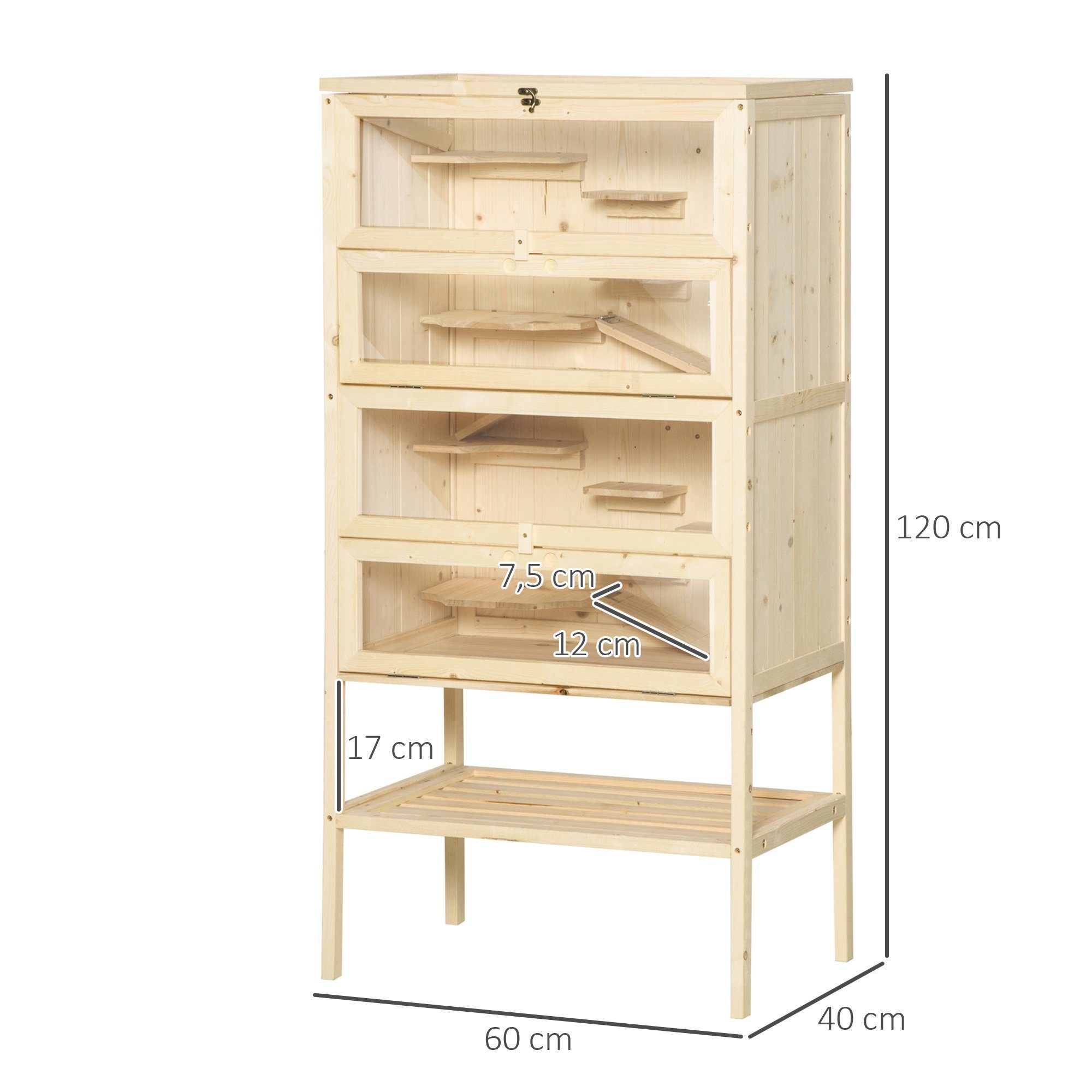 PawHut Kleintierkäfig